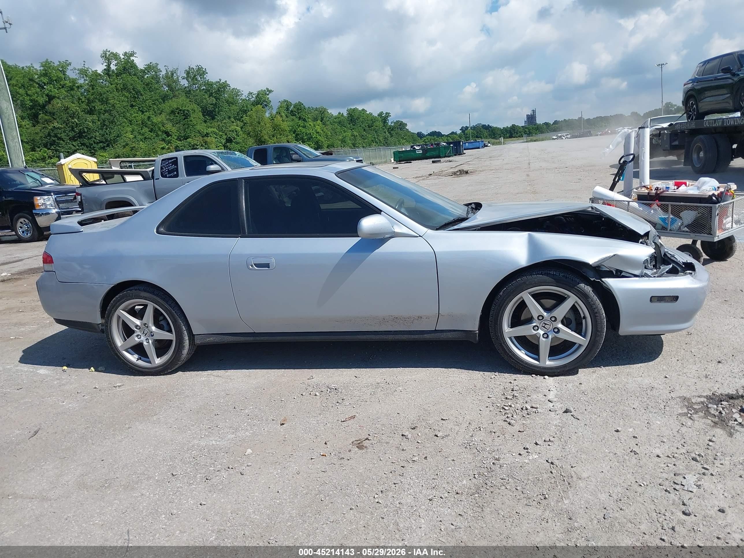 2001 Honda Prelude   Silver vin: JHMBB62451C011063