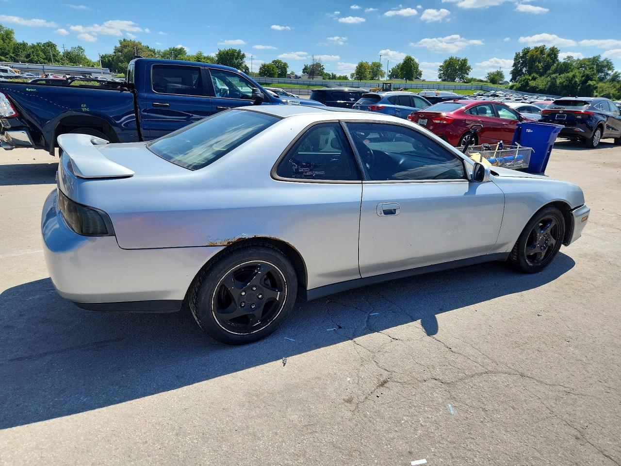 2001 Honda Prelude Silver vin: JHMBB62461C004056
