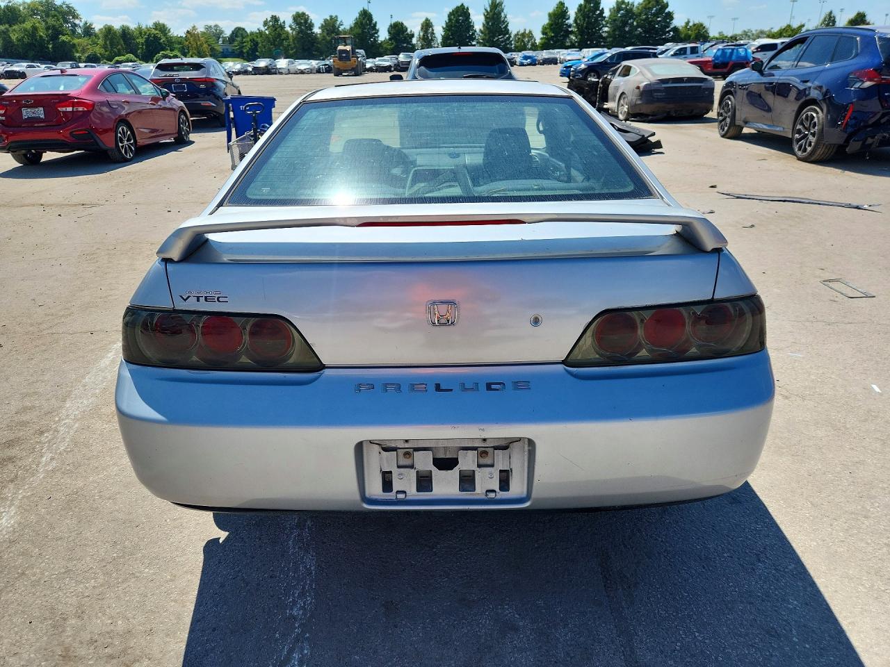 2001 Honda Prelude Silver vin: JHMBB62461C004056