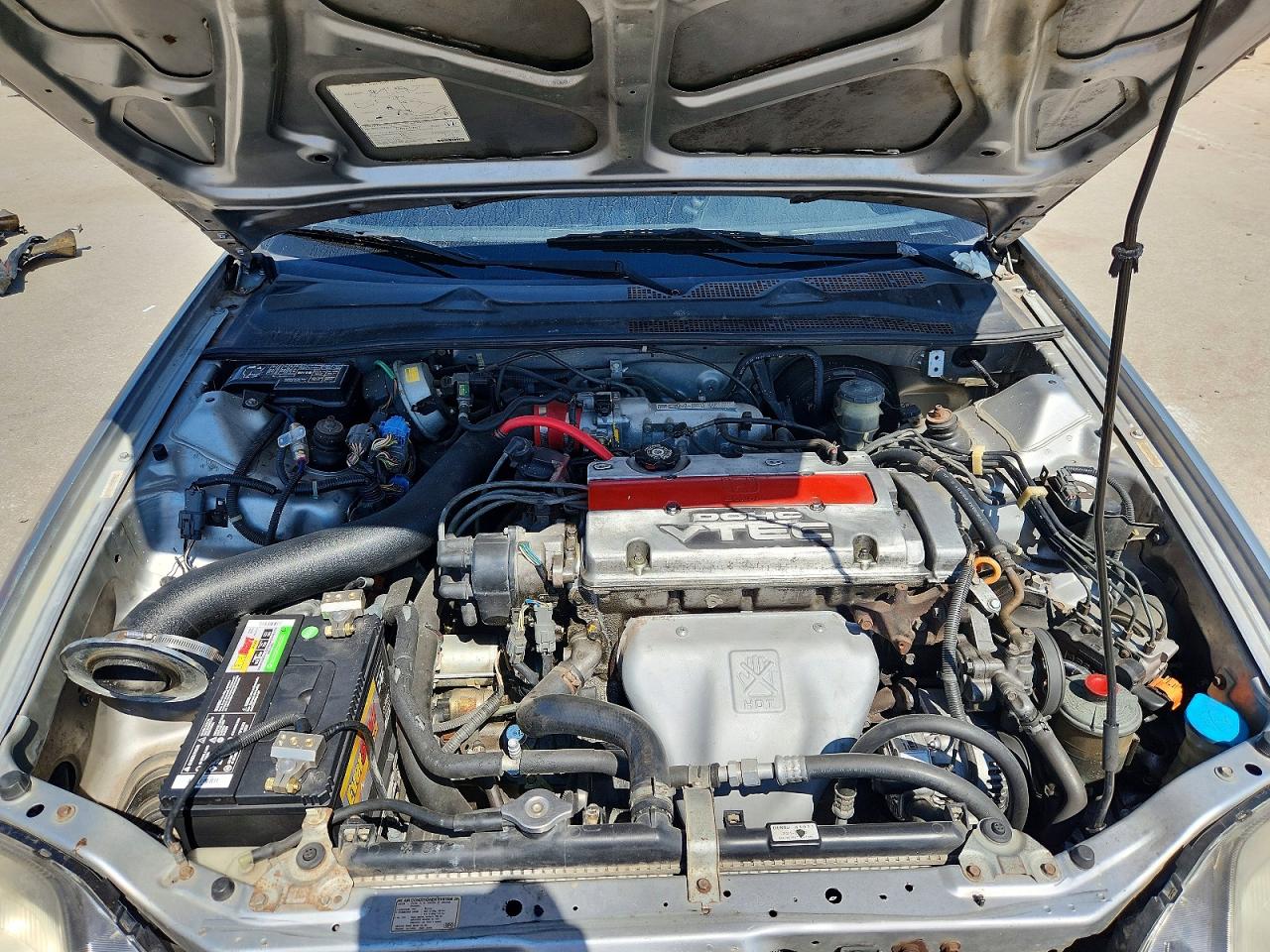 2001 Honda Prelude Silver vin: JHMBB62461C004056