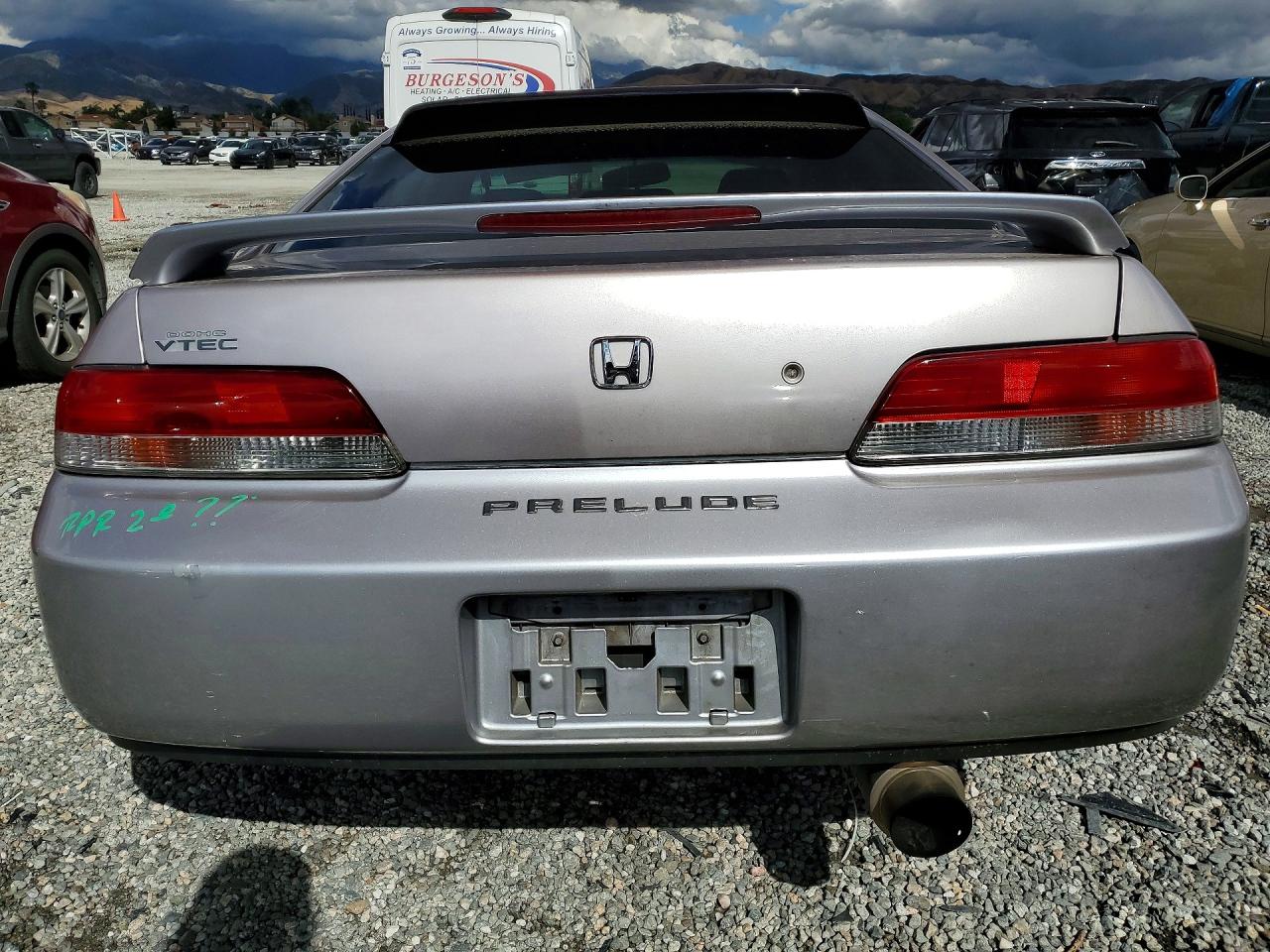 1997 Honda Prelude Серый vin: JHMBB6246VC005116