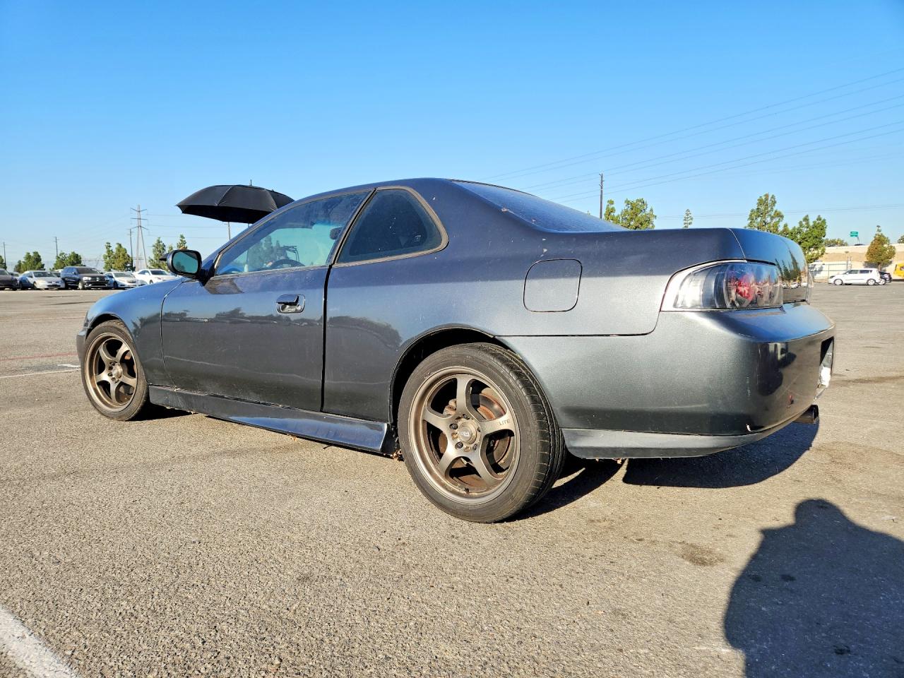 1998 Honda Prelude Gray vin: JHMBB6246WC012391