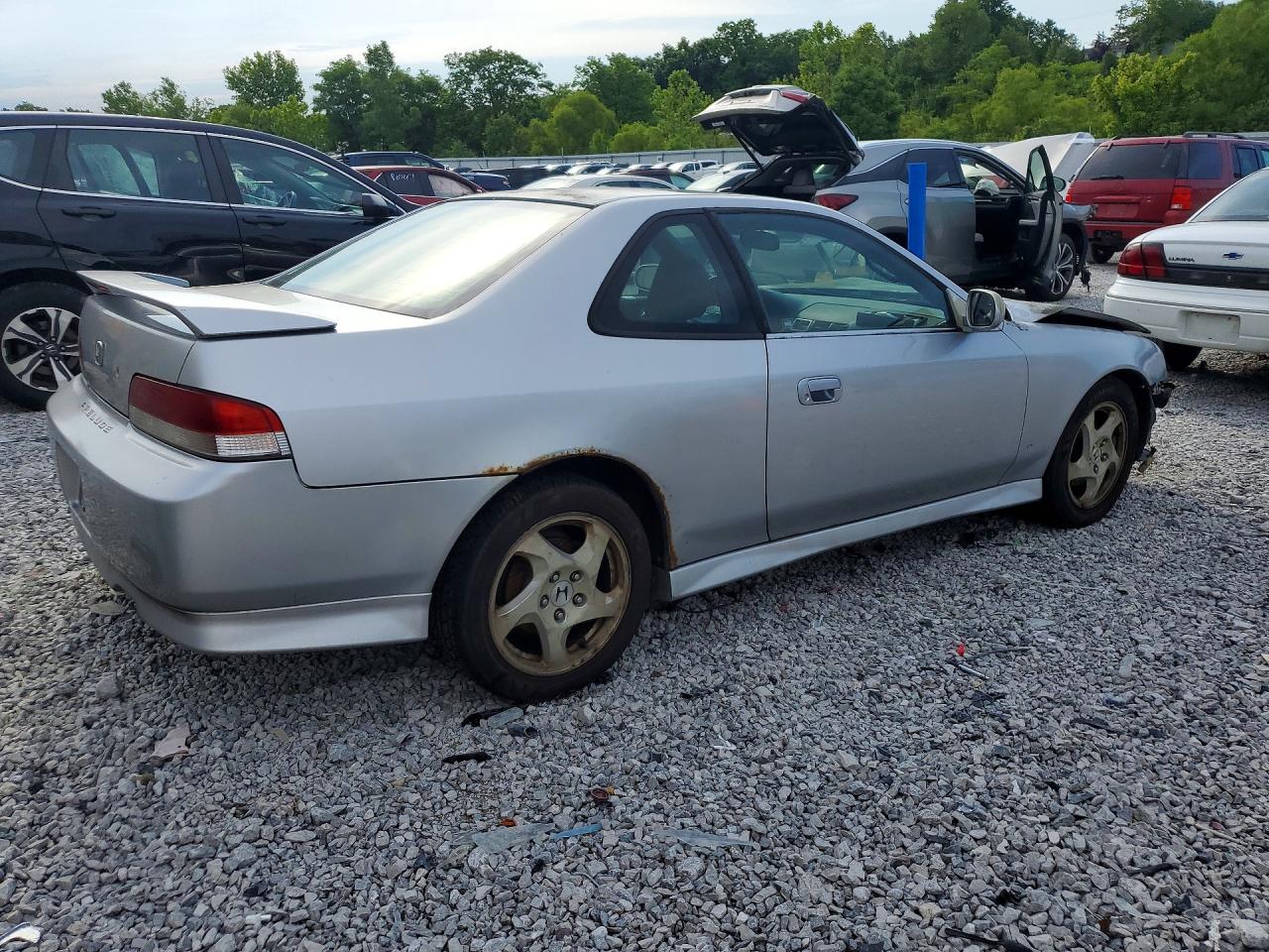 2001 Honda Prelude Silver vin: JHMBB62471C001215