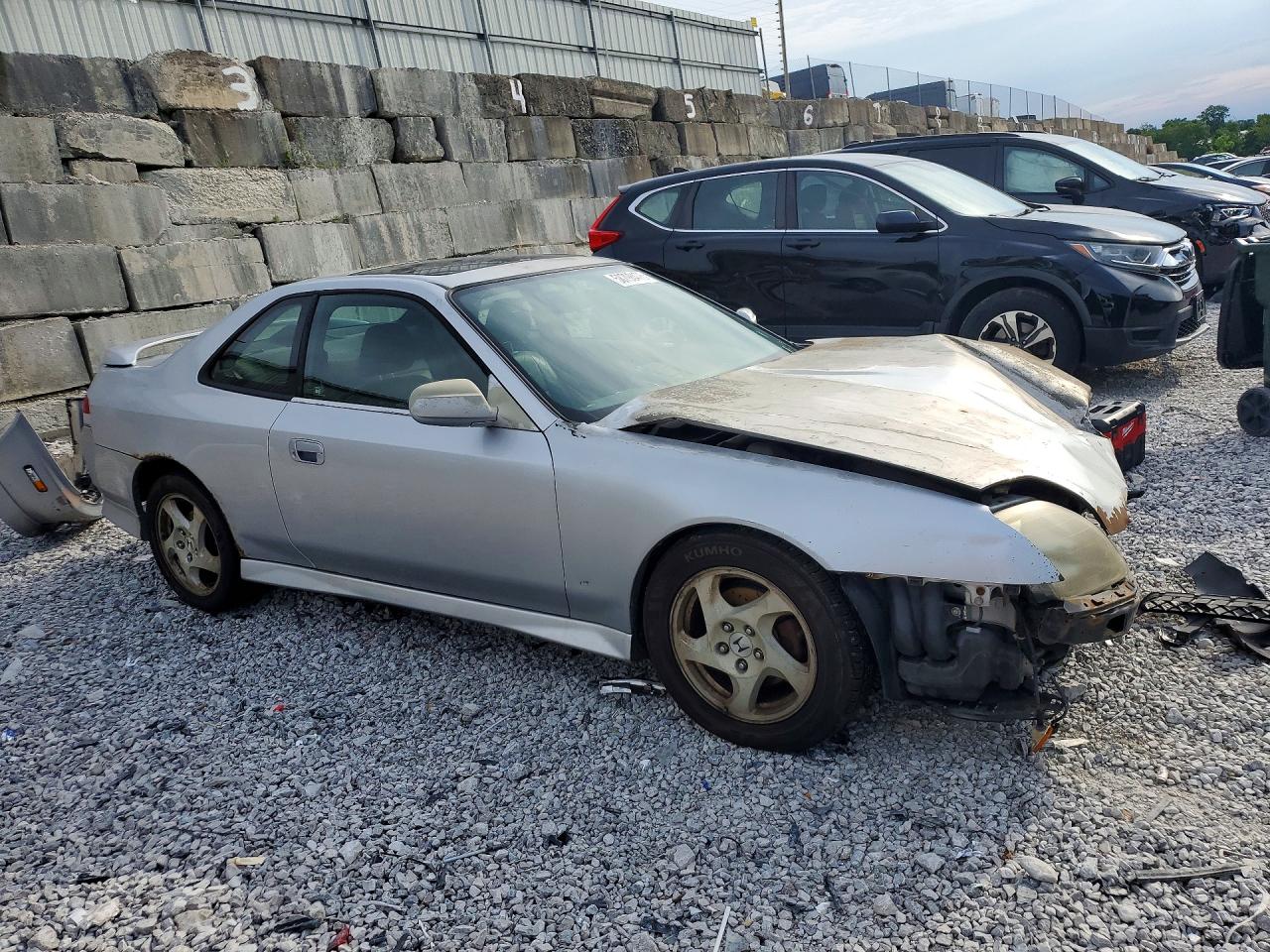 2001 Honda Prelude Silver vin: JHMBB62471C001215