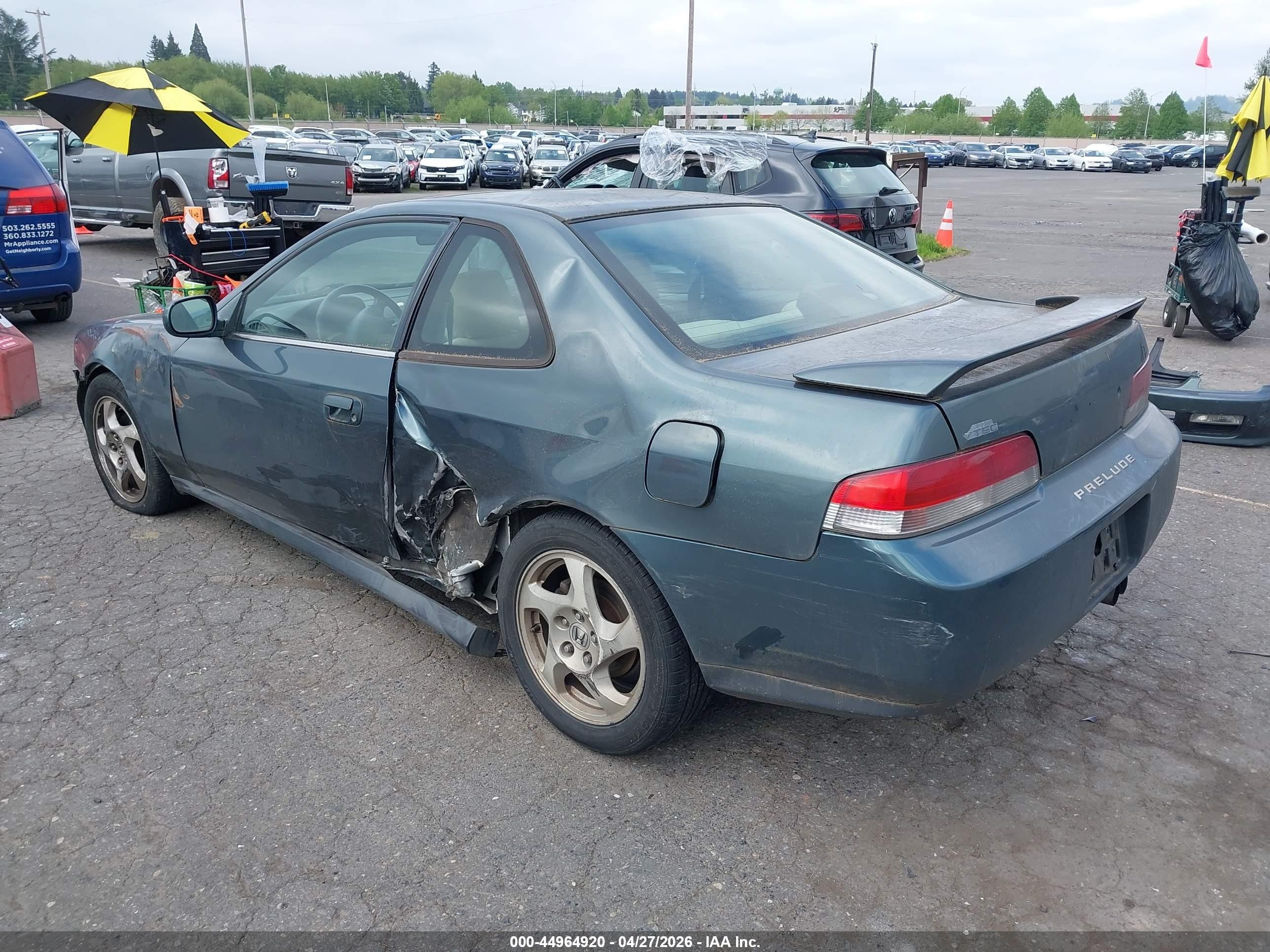 1997 Honda Prelude   Green vin: JHMBB6247VC007084