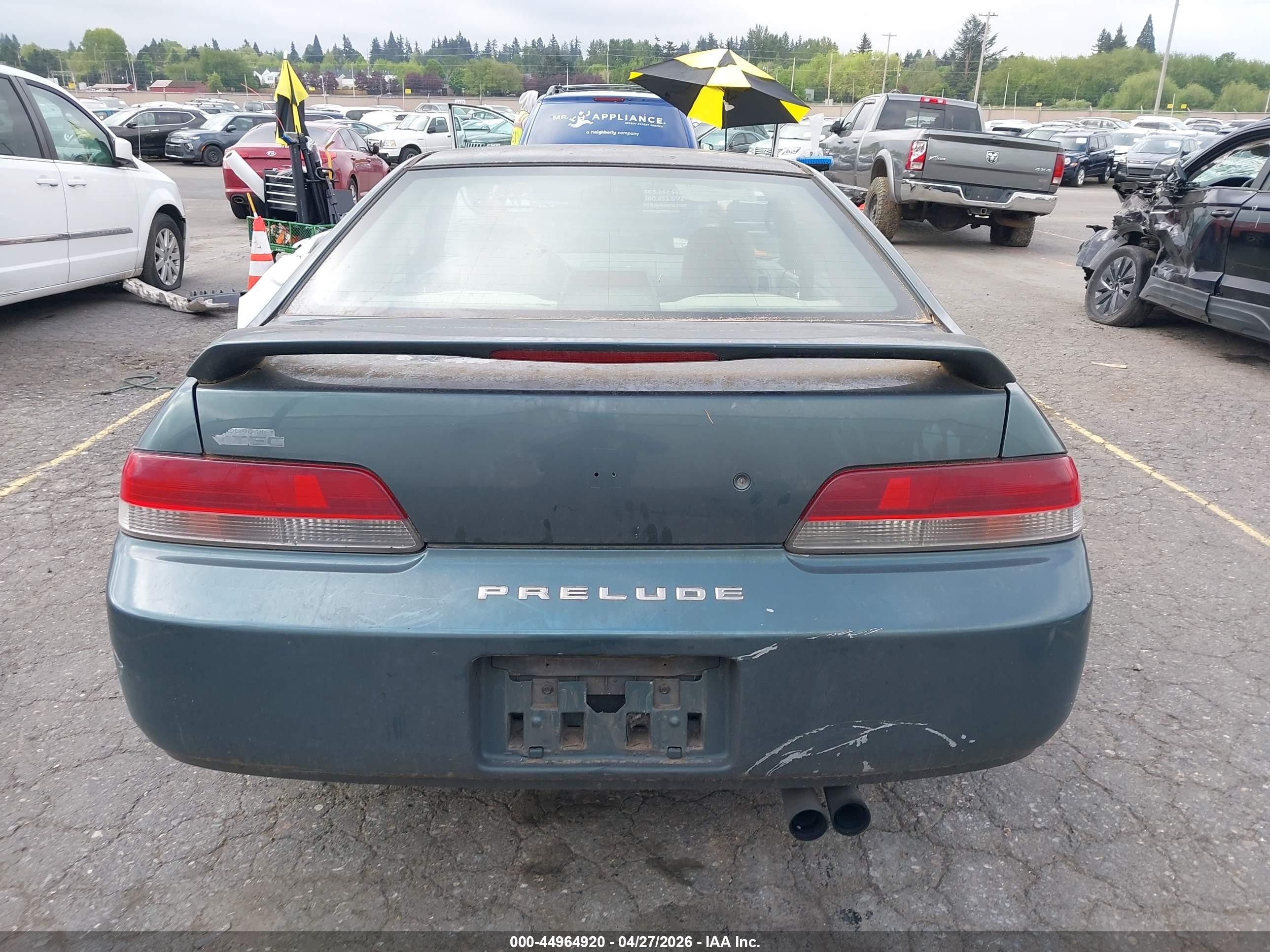 1997 Honda Prelude   Green vin: JHMBB6247VC007084