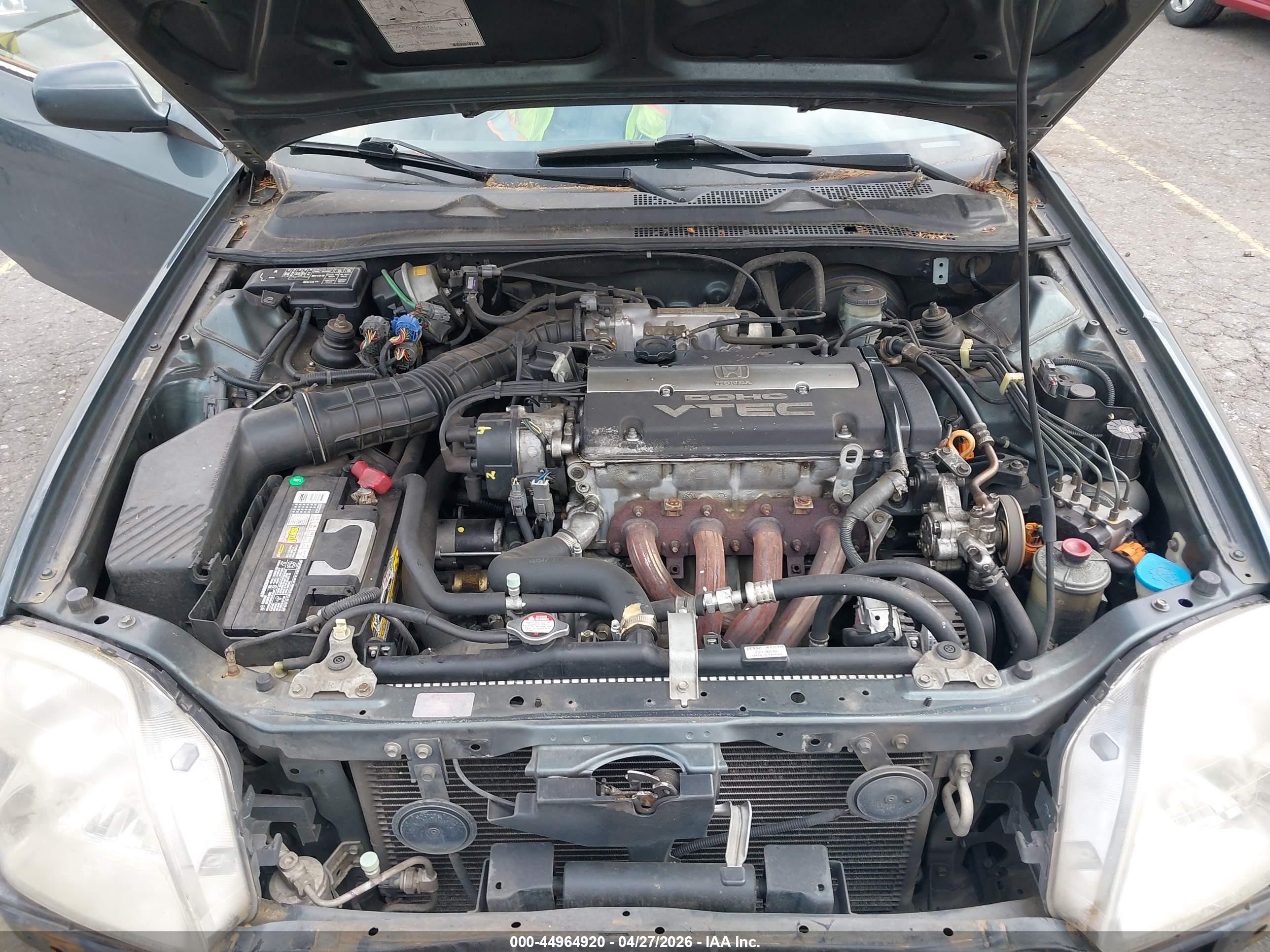 1997 Honda Prelude   Green vin: JHMBB6247VC007084