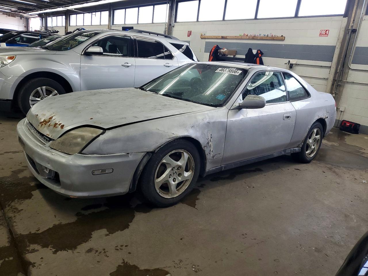 2001 Honda Prelude Silver vin: JHMBB62481C002356