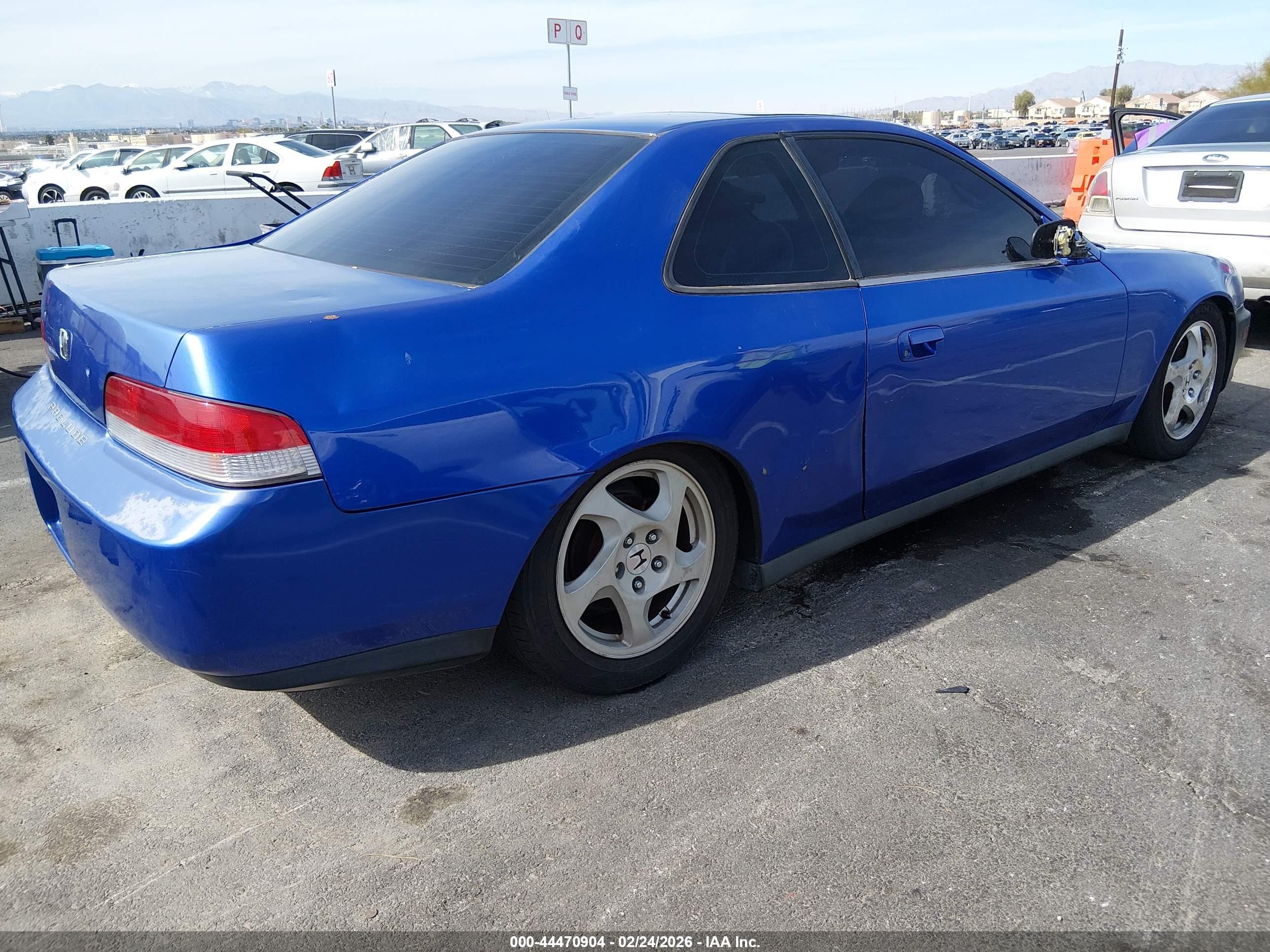 2001 Honda Prelude   Blue vin: JHMBB62481C005306