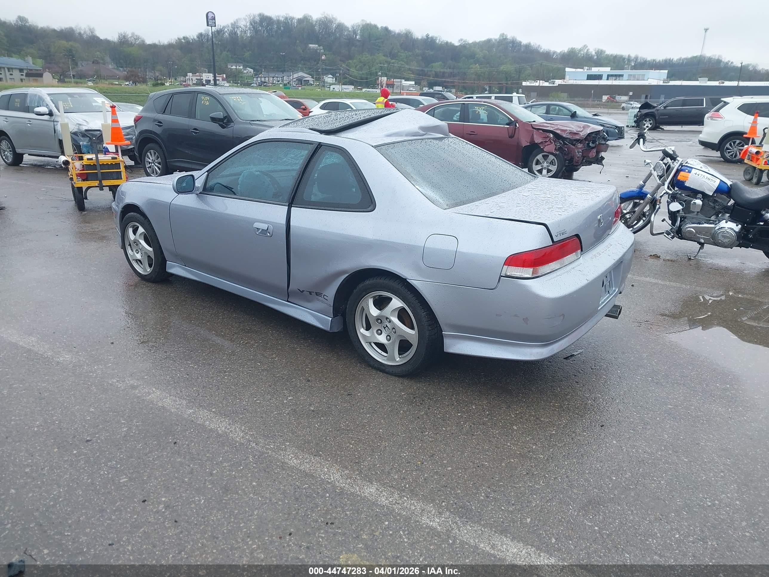1997 Honda Prelude   Silver vin: JHMBB6248VC010138