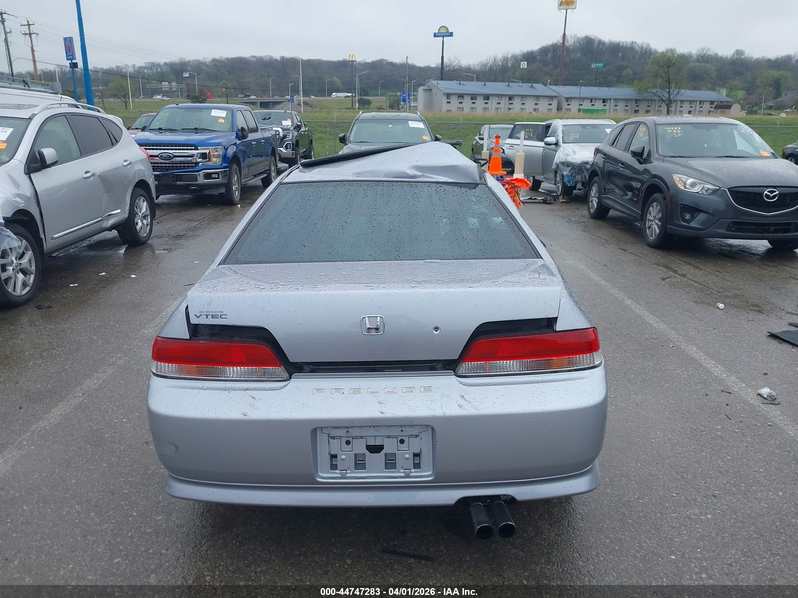 1997 Honda Prelude   Silver vin: JHMBB6248VC010138