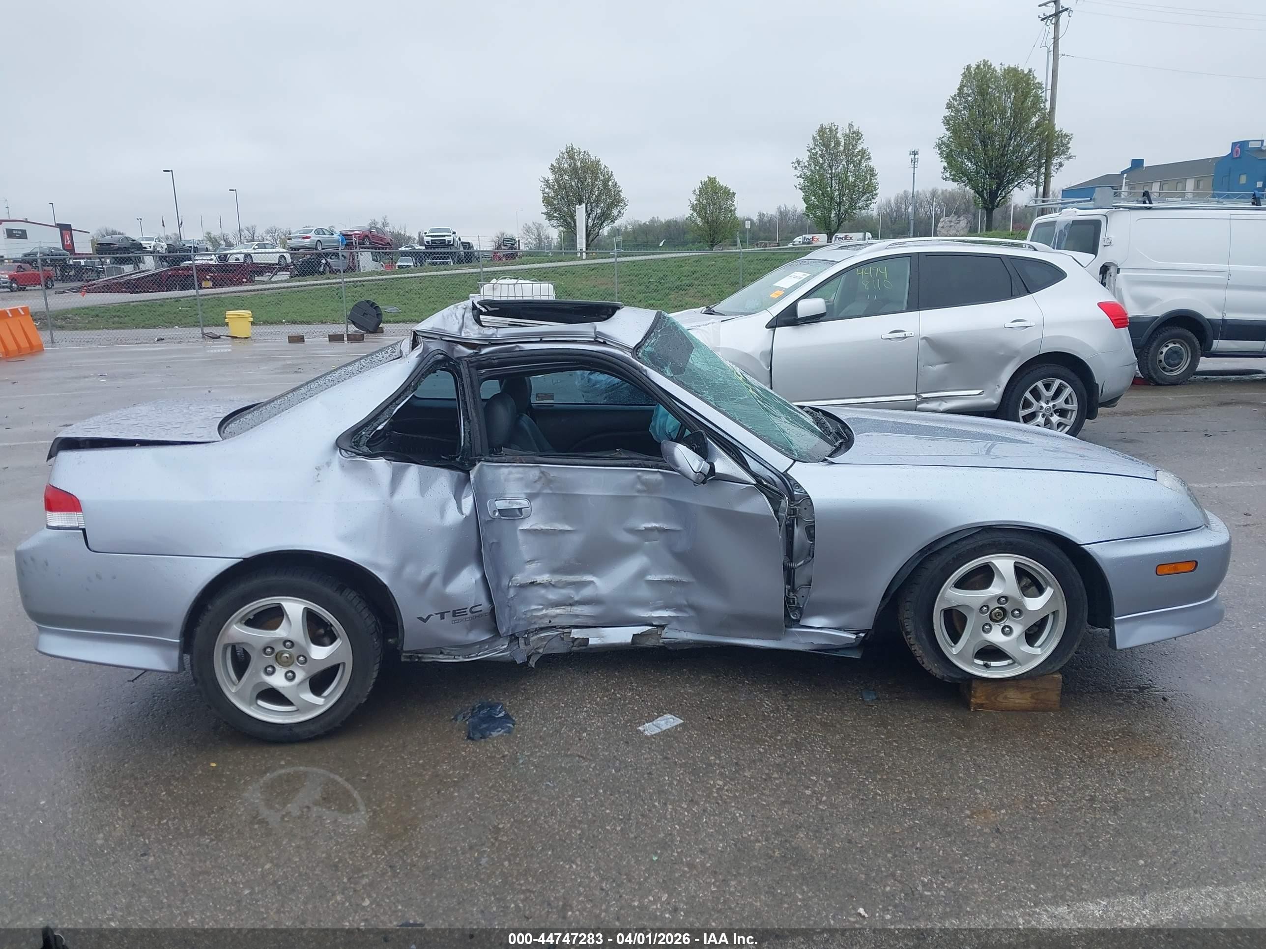 1997 Honda Prelude   Silver vin: JHMBB6248VC010138