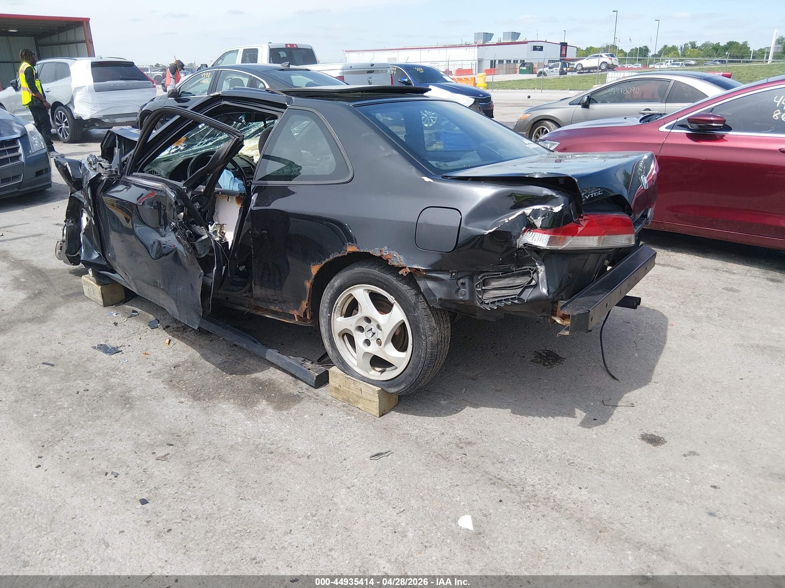 2001 Honda Prelude   Черный vin: JHMBB62491C008375