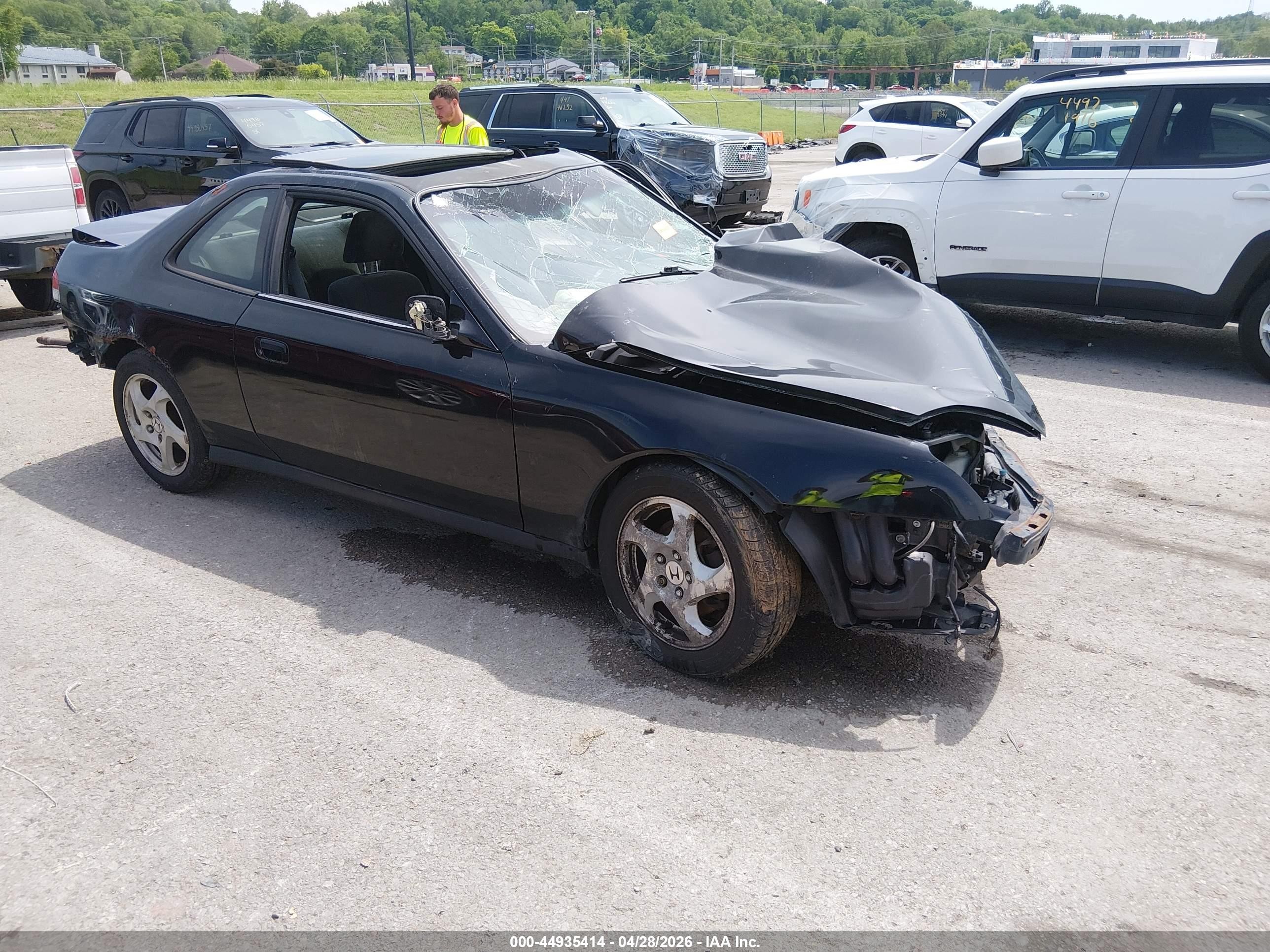 2001 Honda Prelude   Черный vin: JHMBB62491C008375