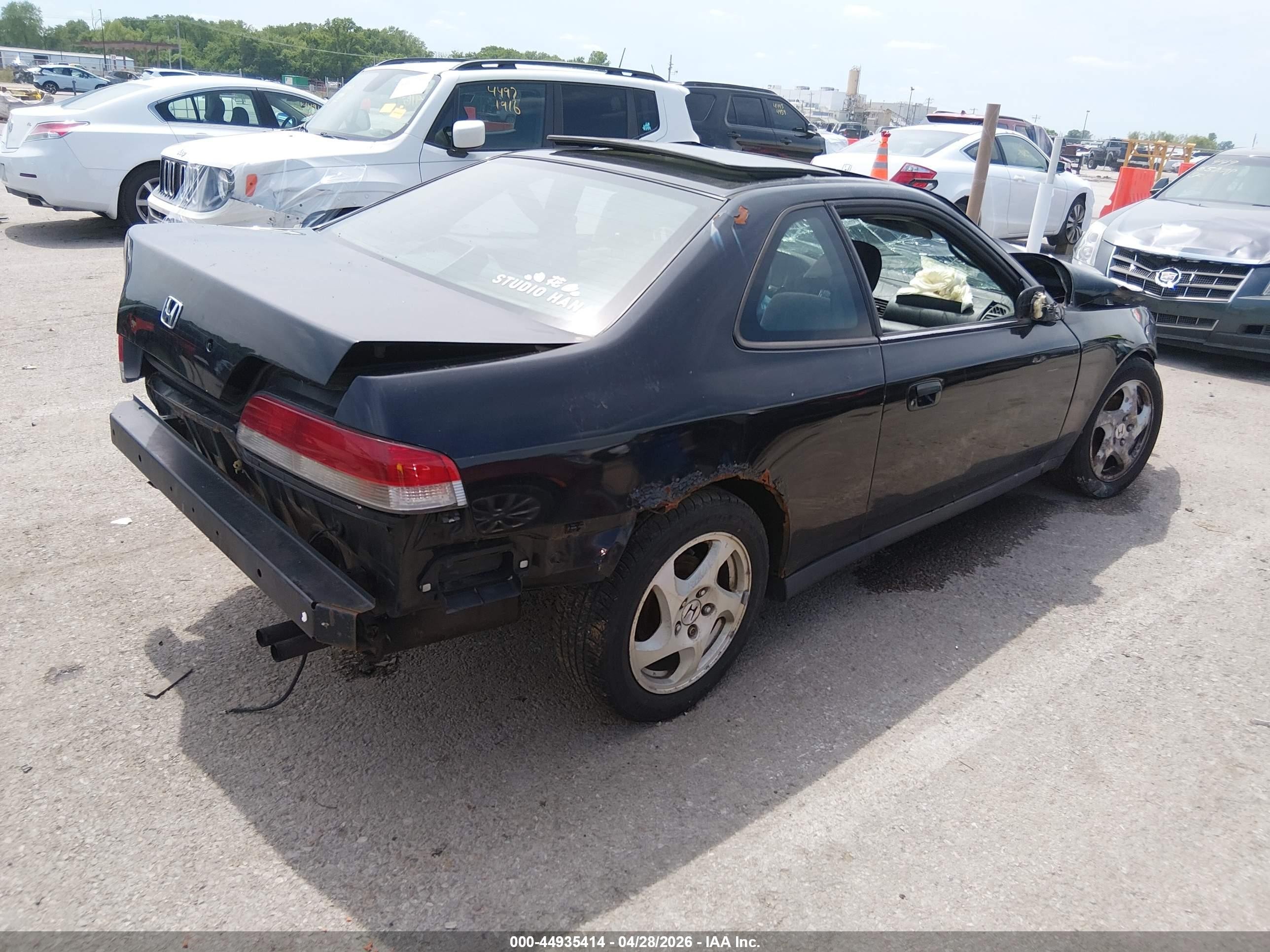 2001 Honda Prelude   Черный vin: JHMBB62491C008375