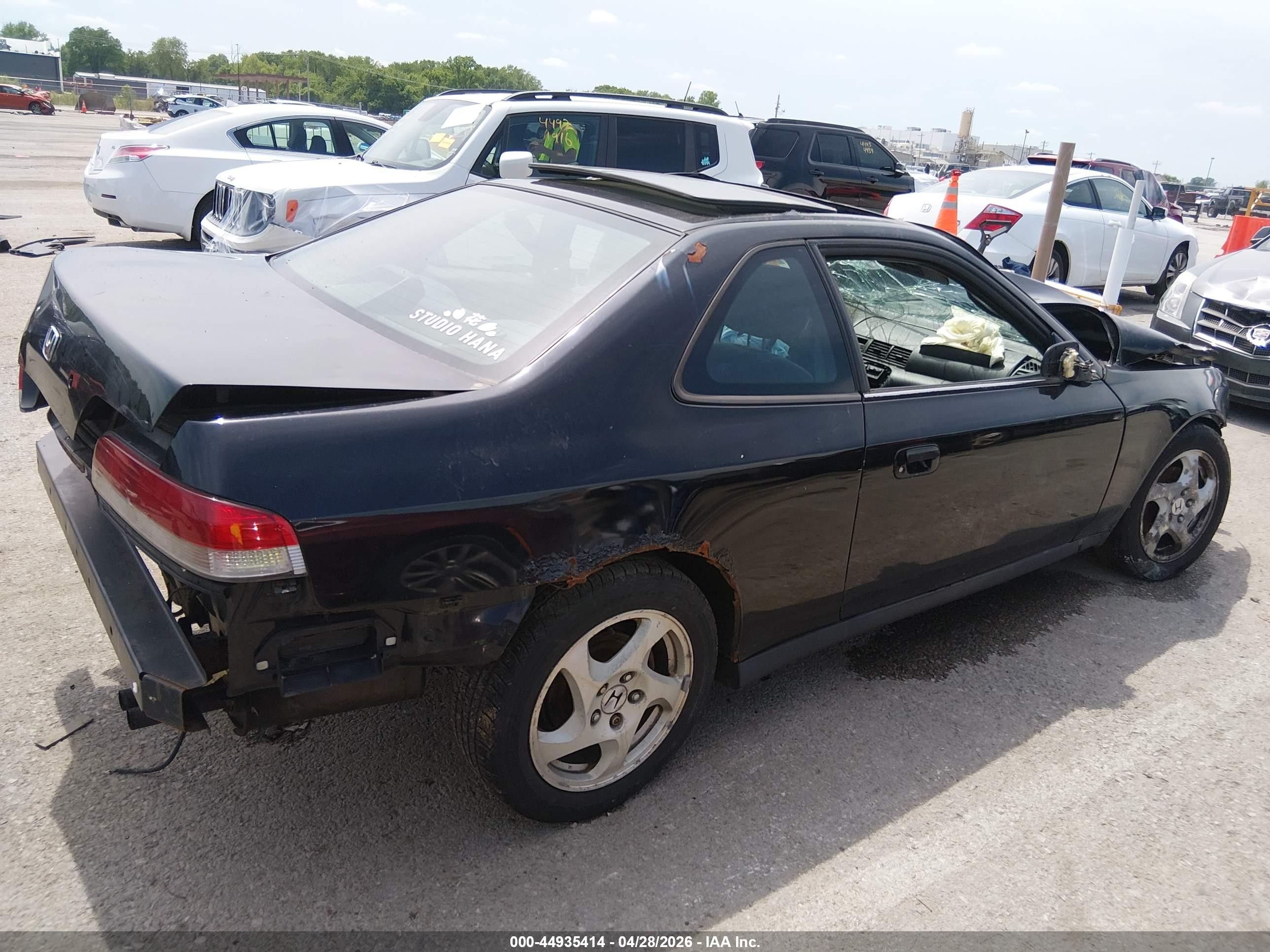 2001 Honda Prelude   Черный vin: JHMBB62491C008375