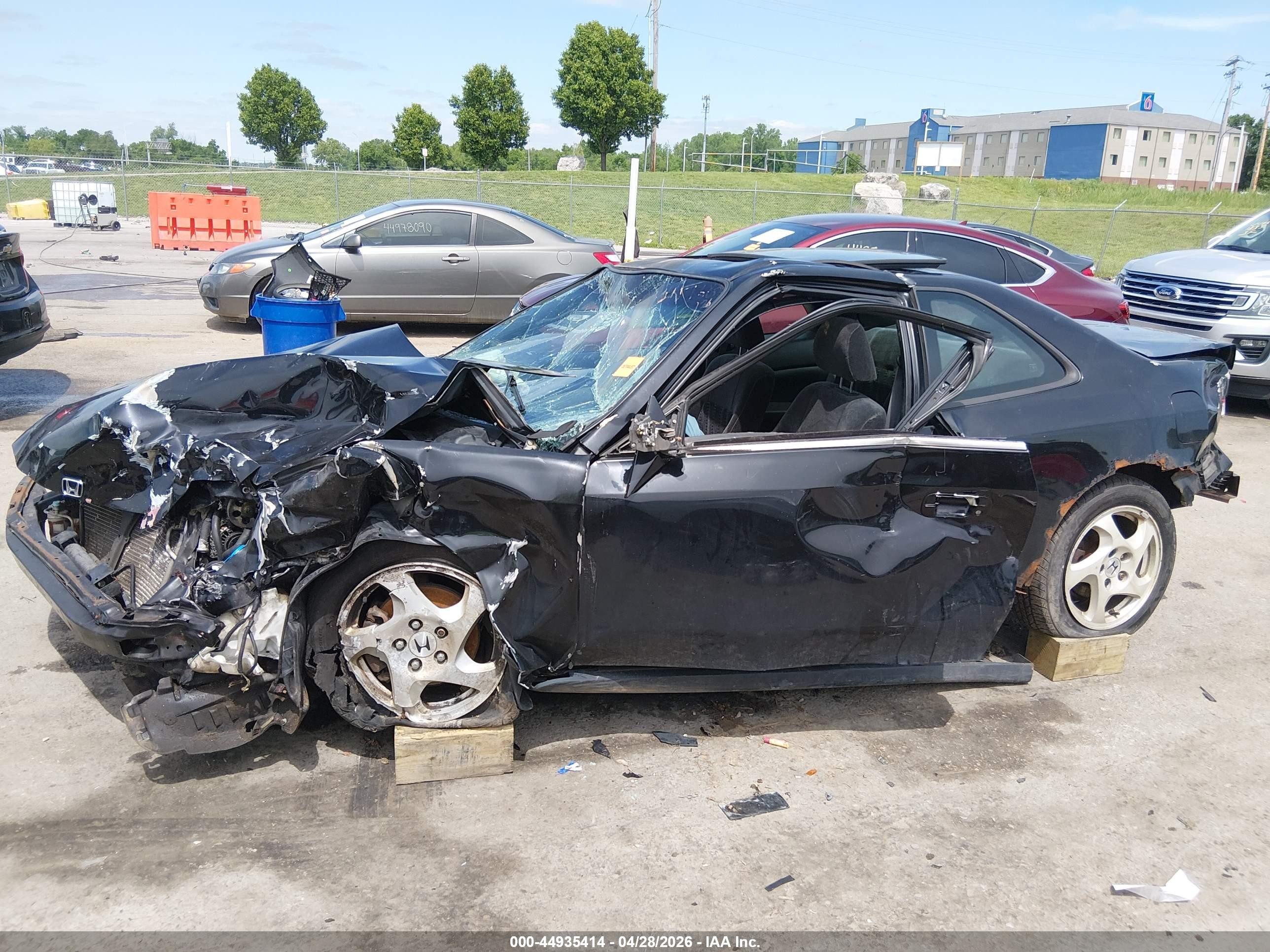2001 Honda Prelude   Черный vin: JHMBB62491C008375