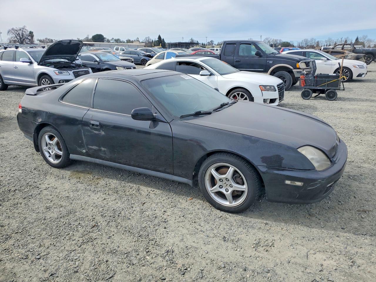 2001 Honda Prelude Black vin: JHMBB624X1C003654
