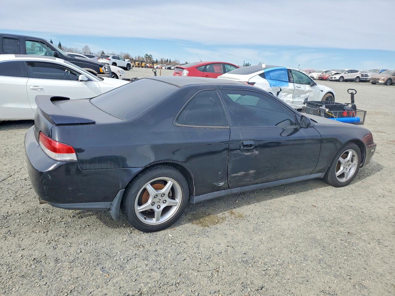 2001 Honda Prelude Black vin: JHMBB624X1C003654