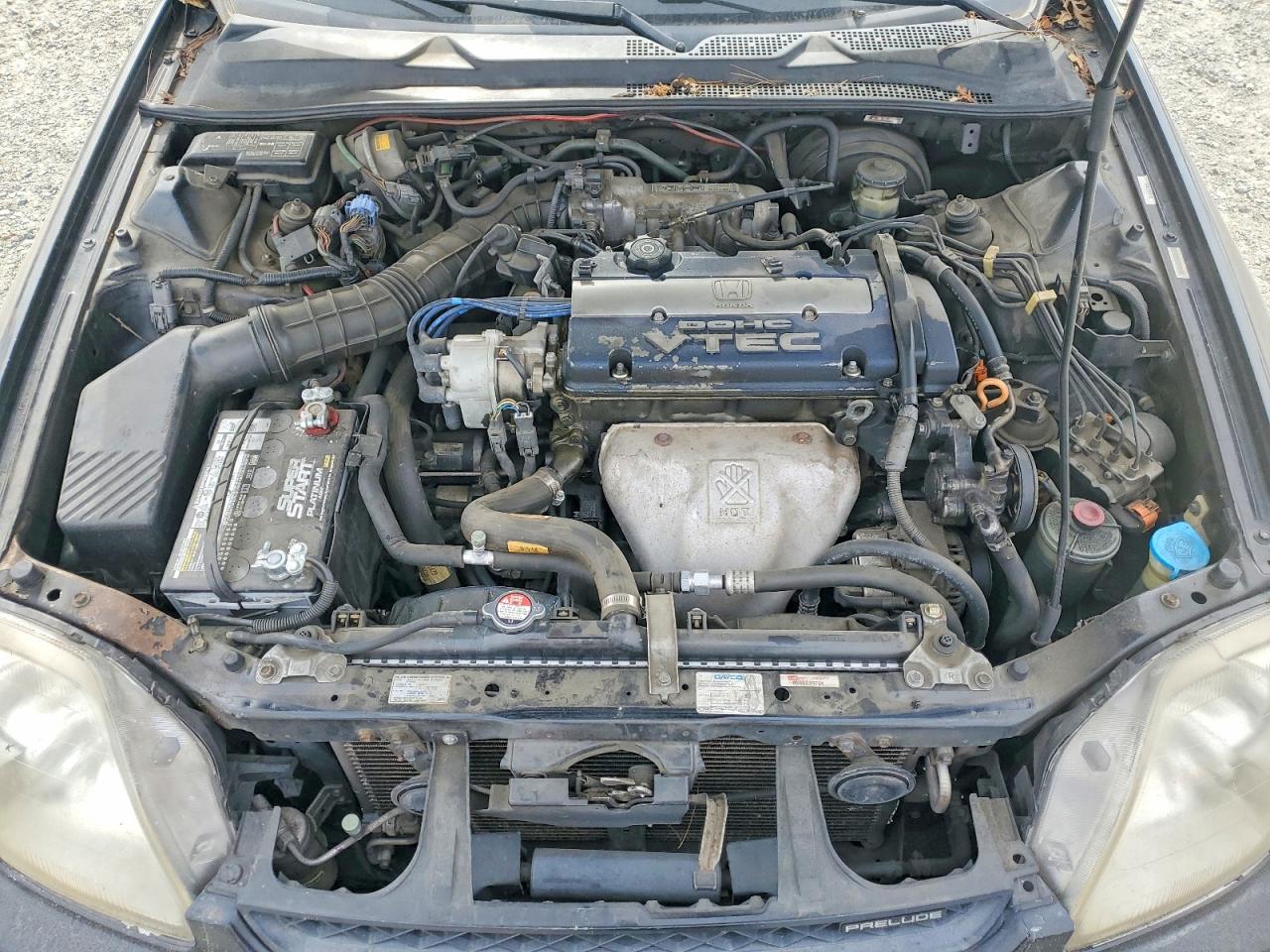 2001 Honda Prelude Black vin: JHMBB624X1C003654