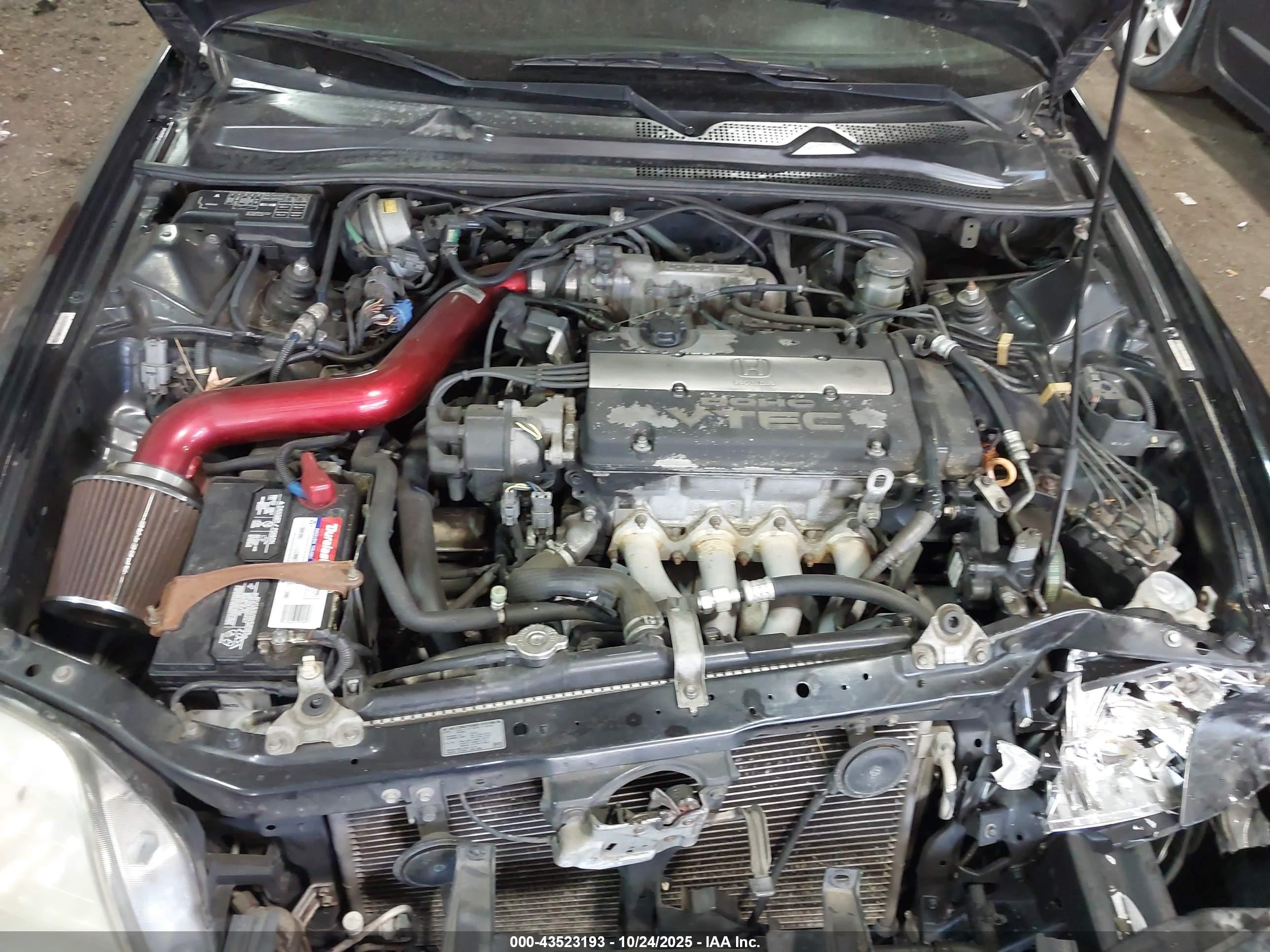 2001 Honda Prelude   Black vin: JHMBB624X1C010717