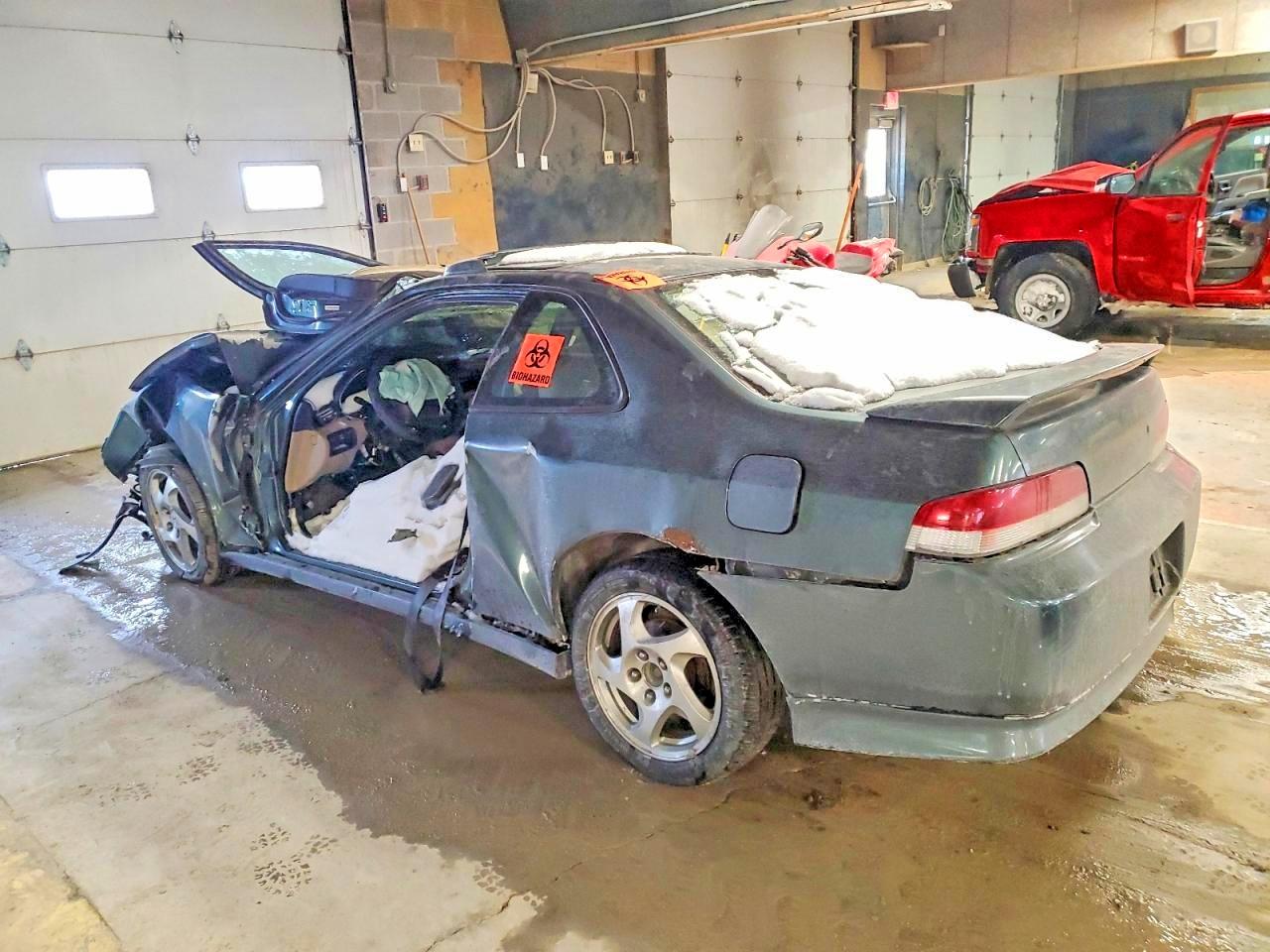 1997 Honda Prelude Gray vin: JHMBB624XVC002378