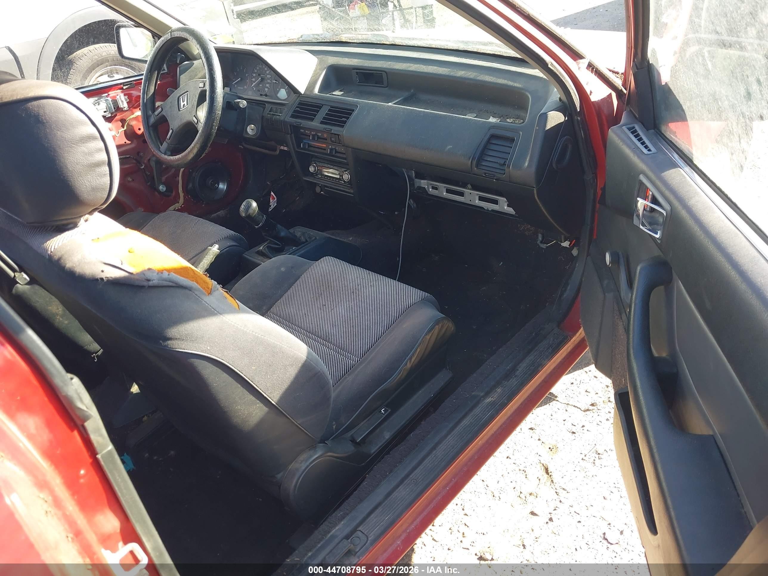 1988 Honda Accord Dx Красный vin: JHMCA5362JC052316
