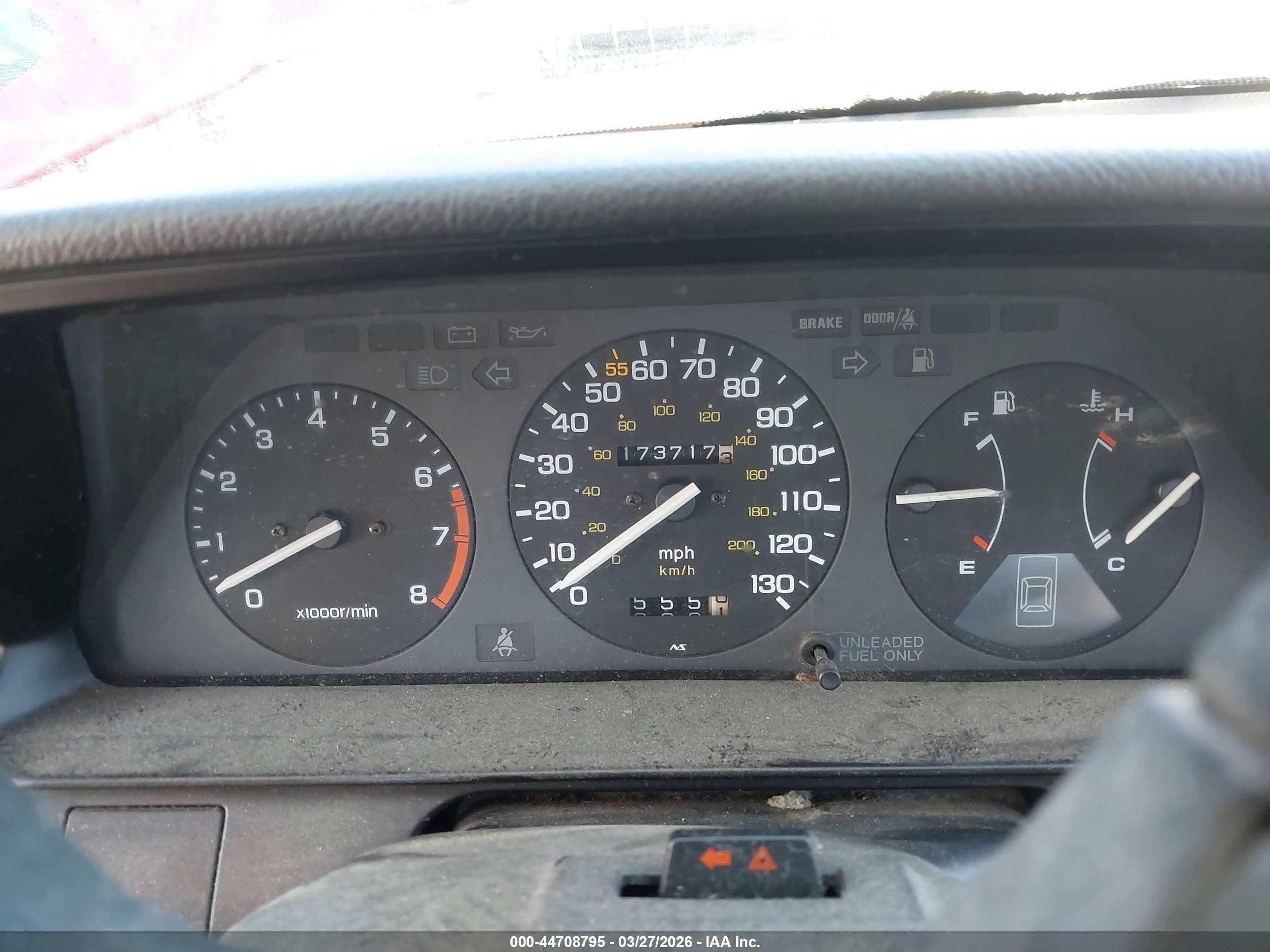 1988 Honda Accord Dx Красный vin: JHMCA5362JC052316