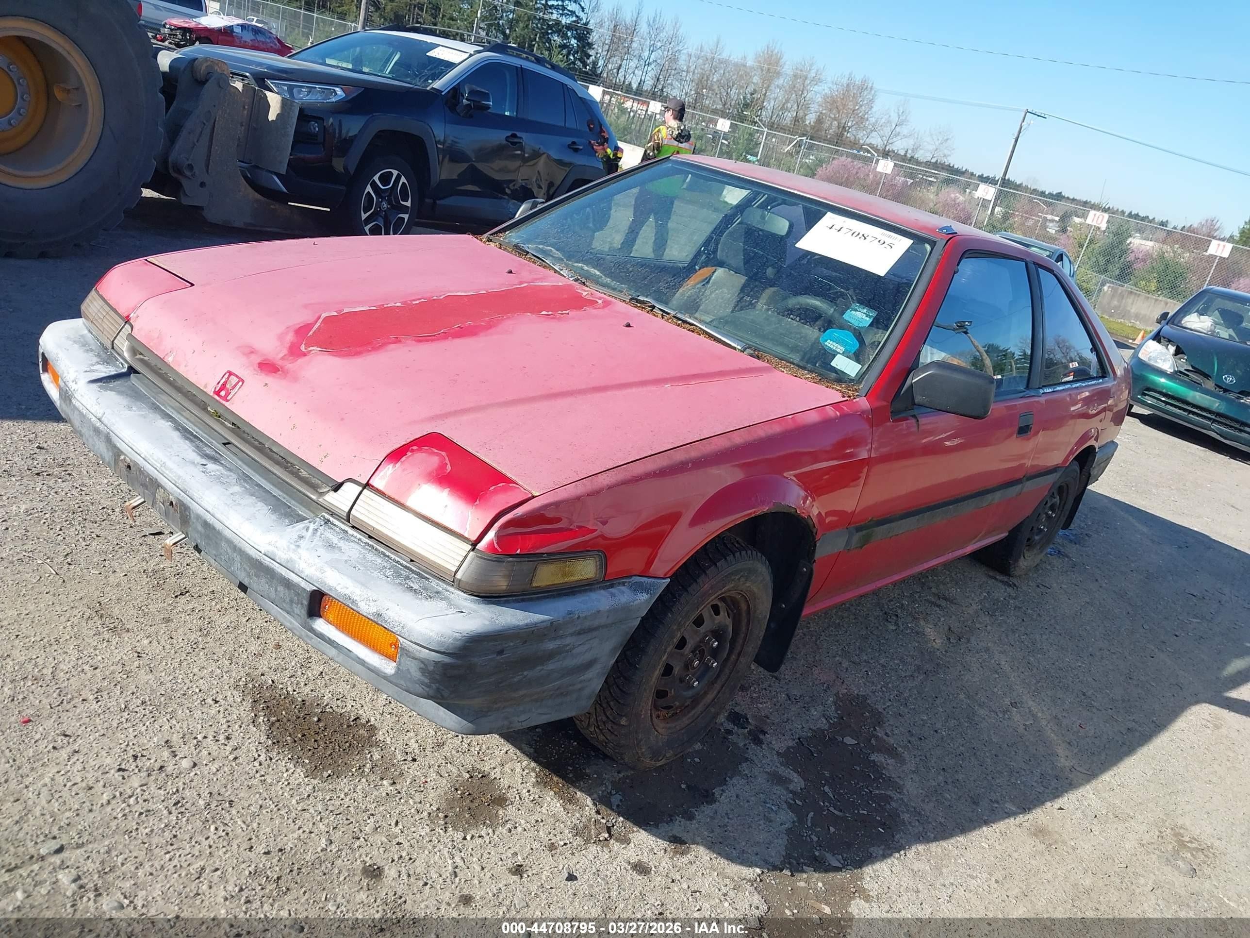 1988 Honda Accord Dx Красный vin: JHMCA5362JC052316