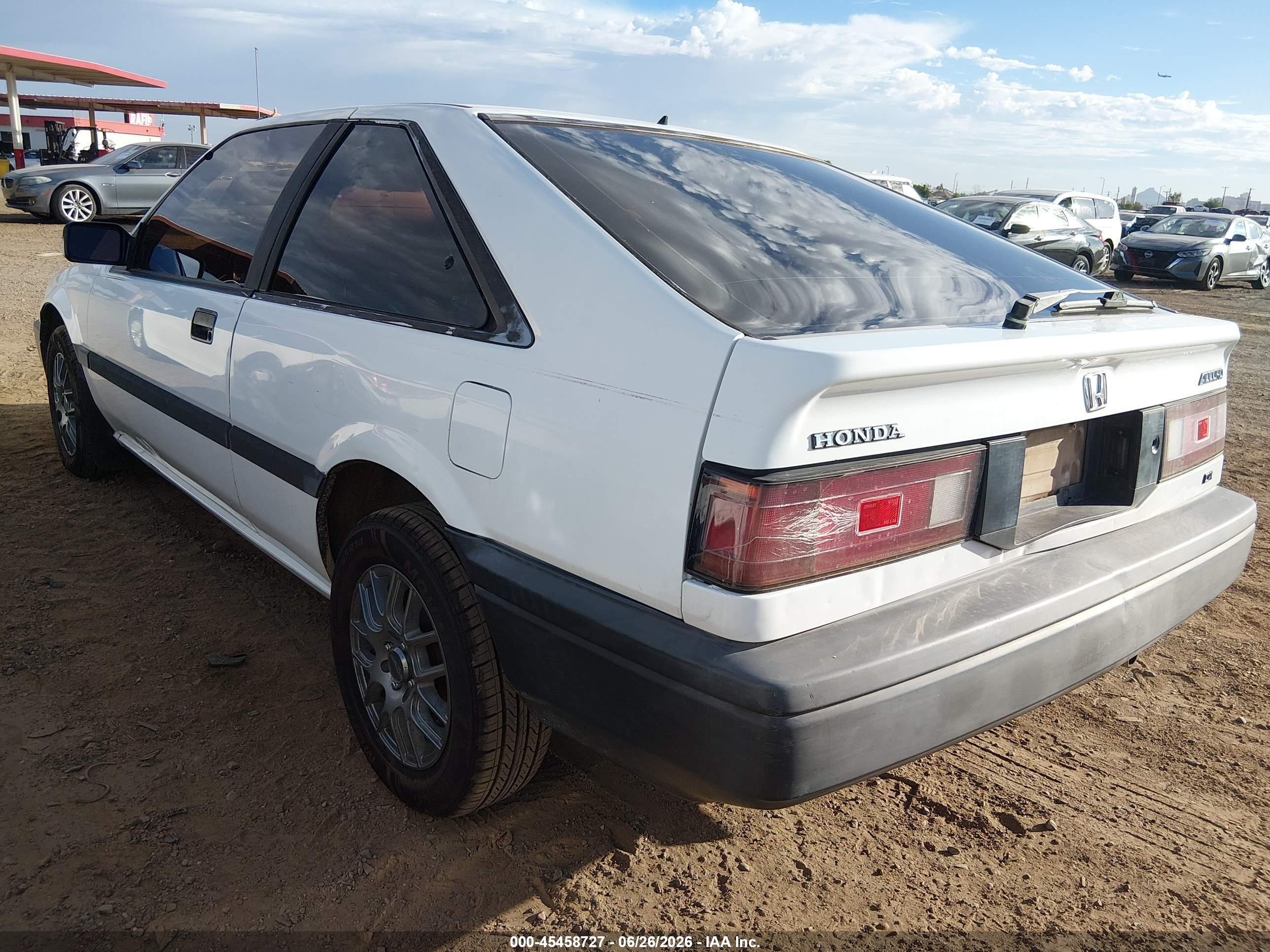 1989 Honda Accord Dx White vin: JHMCA5468KC013701