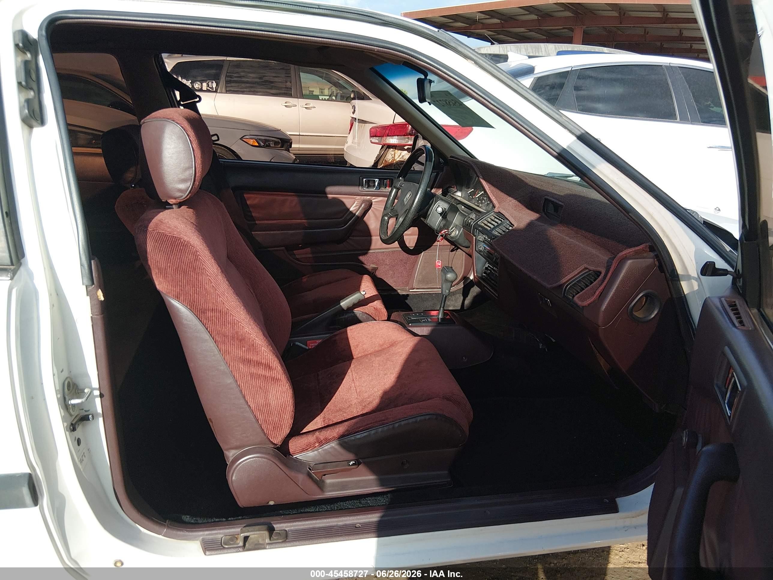 1989 Honda Accord Dx White vin: JHMCA5468KC013701