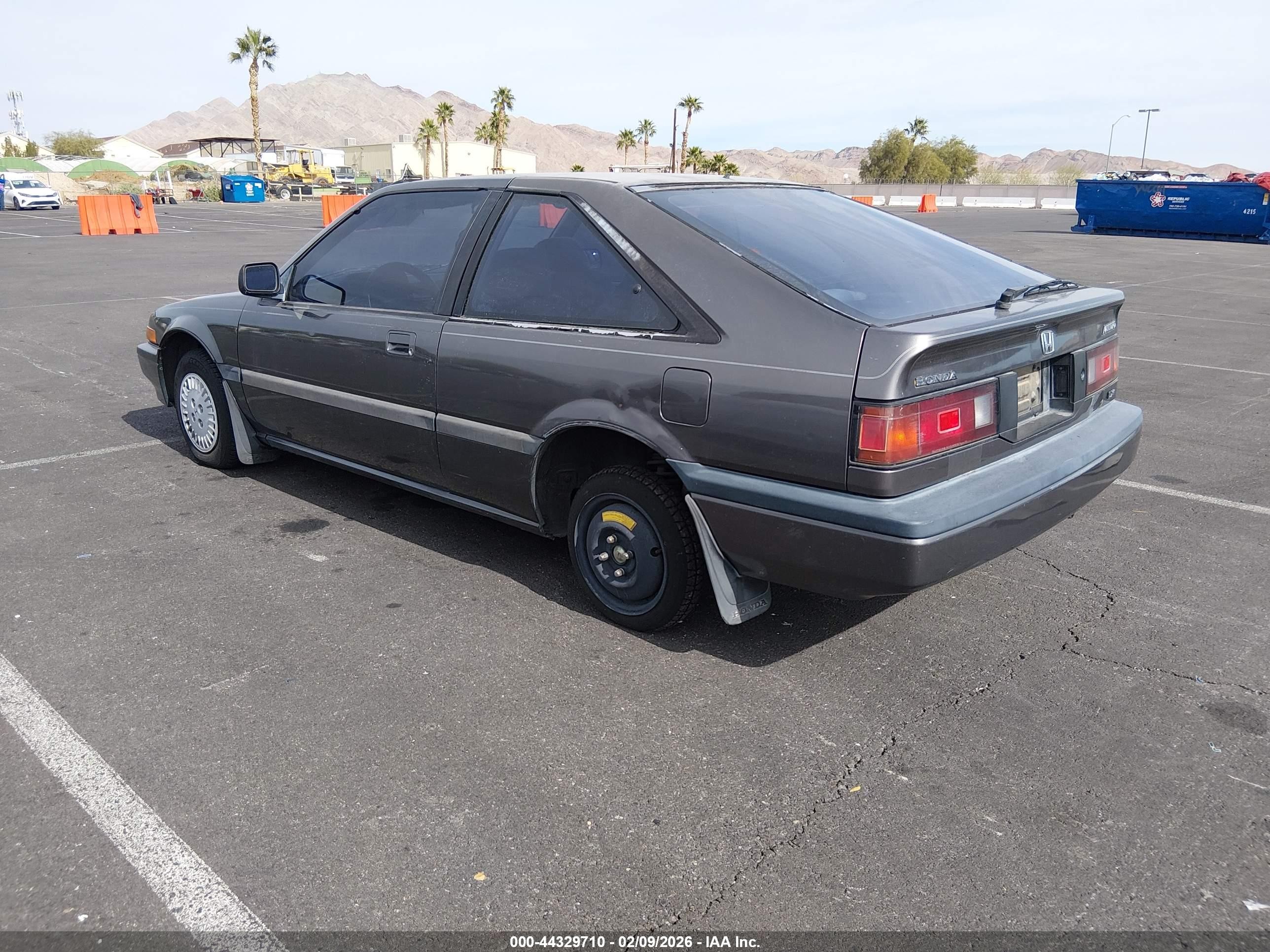 1987 Honda Accord Lxi Gray vin: JHMCA5485HC046987