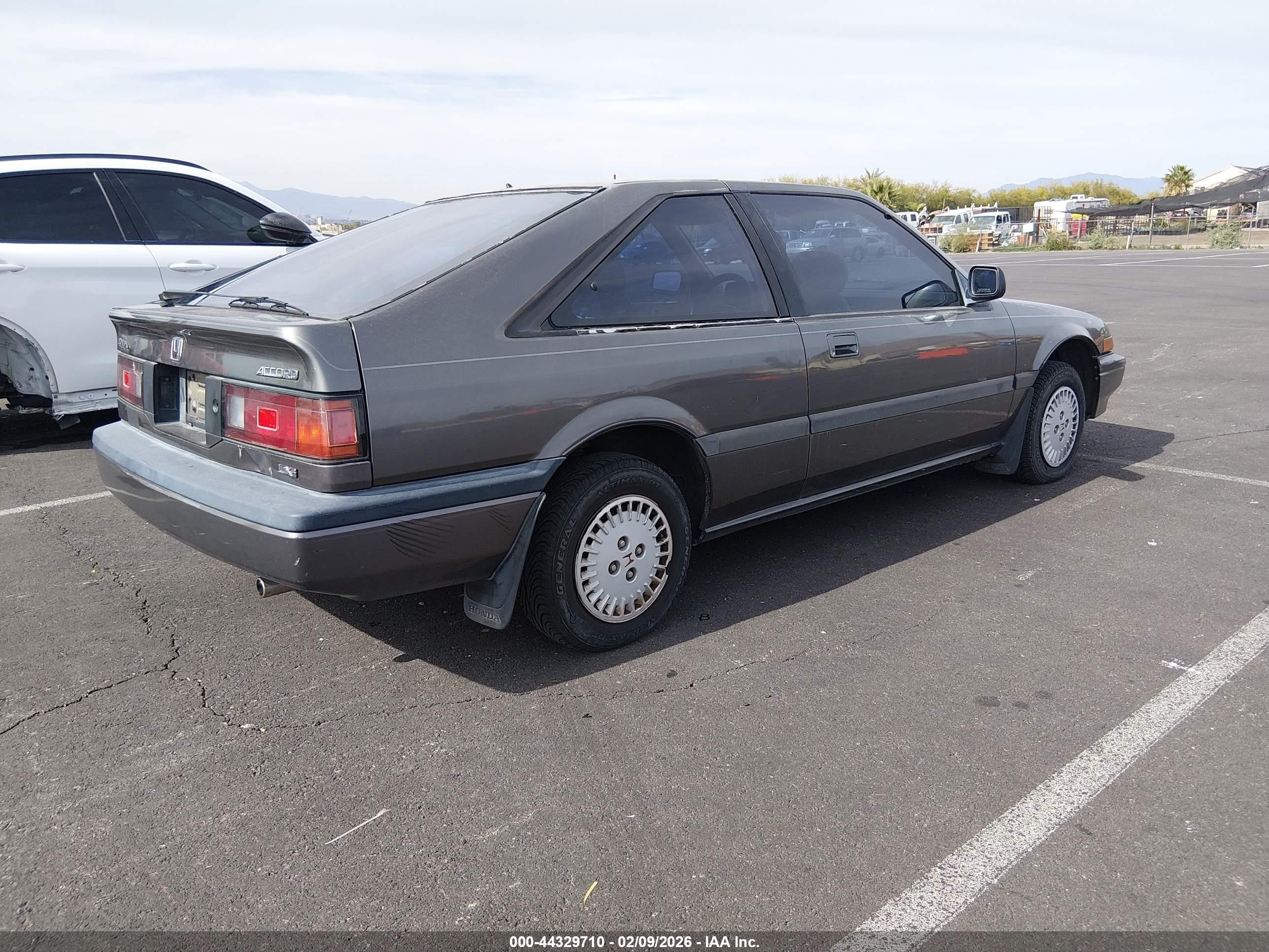 1987 Honda Accord Lxi Gray vin: JHMCA5485HC046987