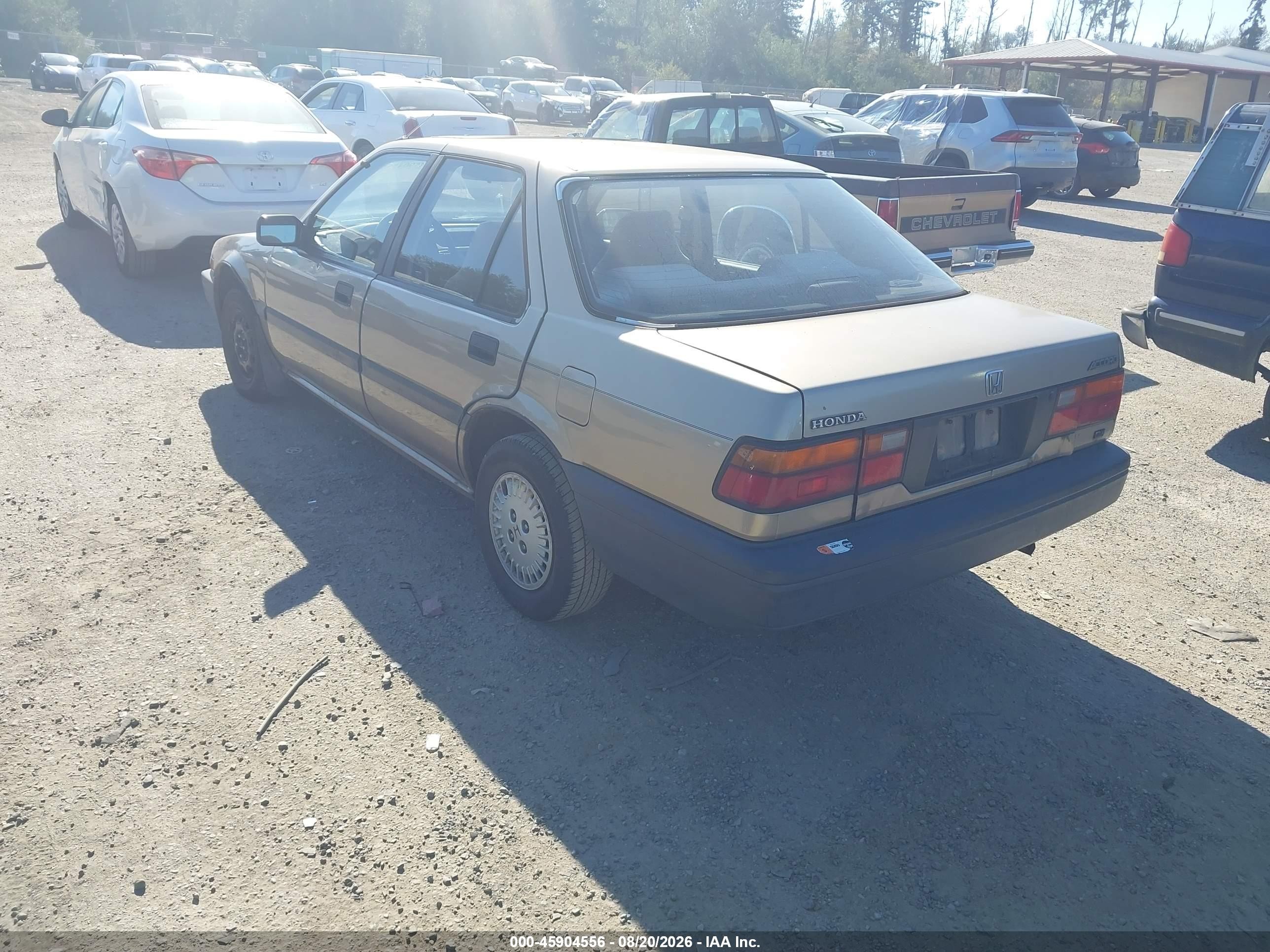 1987 Honda Accord Dx Gold vin: JHMCA5523HC024478