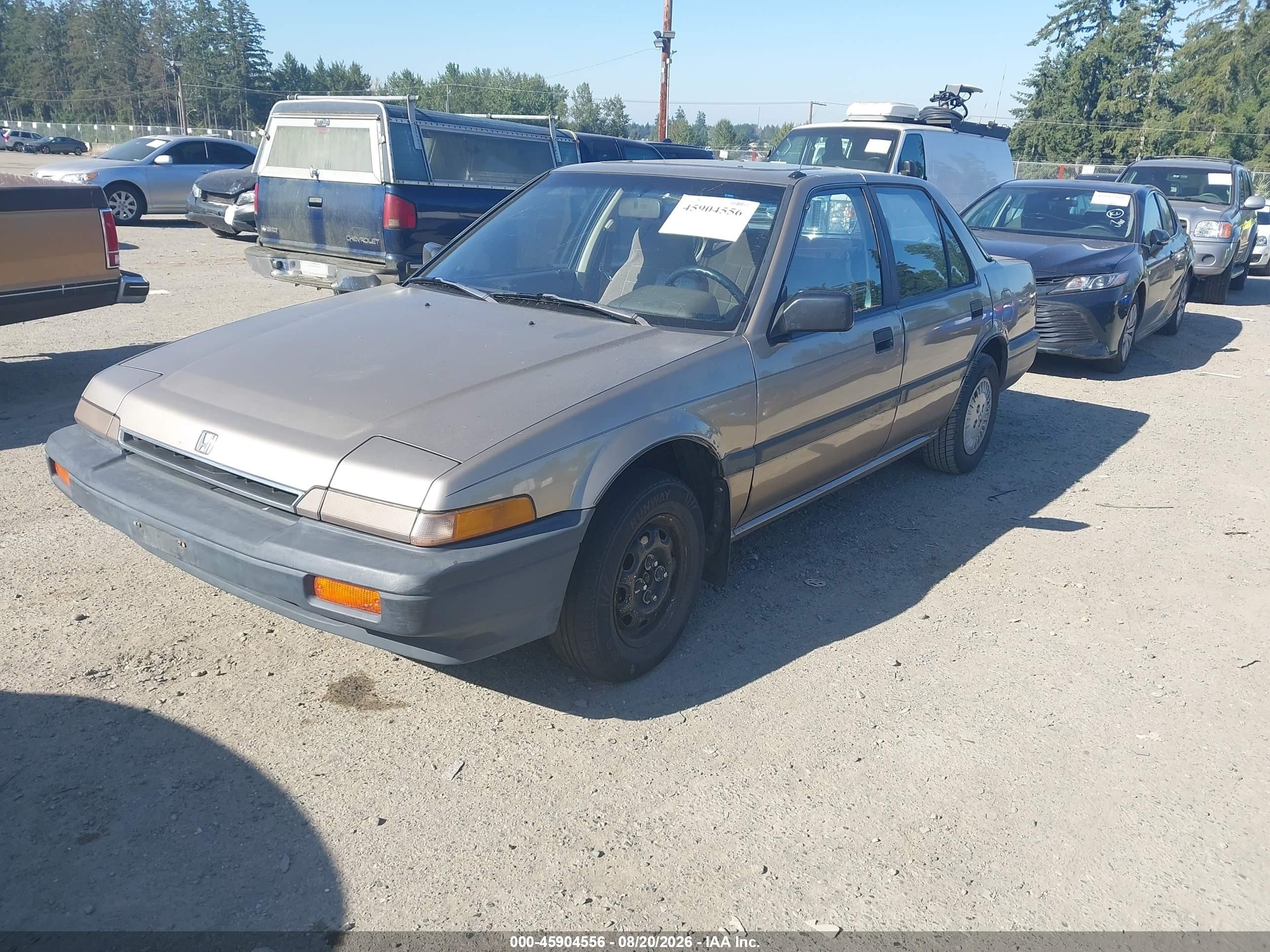 1987 Honda Accord Dx Gold vin: JHMCA5523HC024478