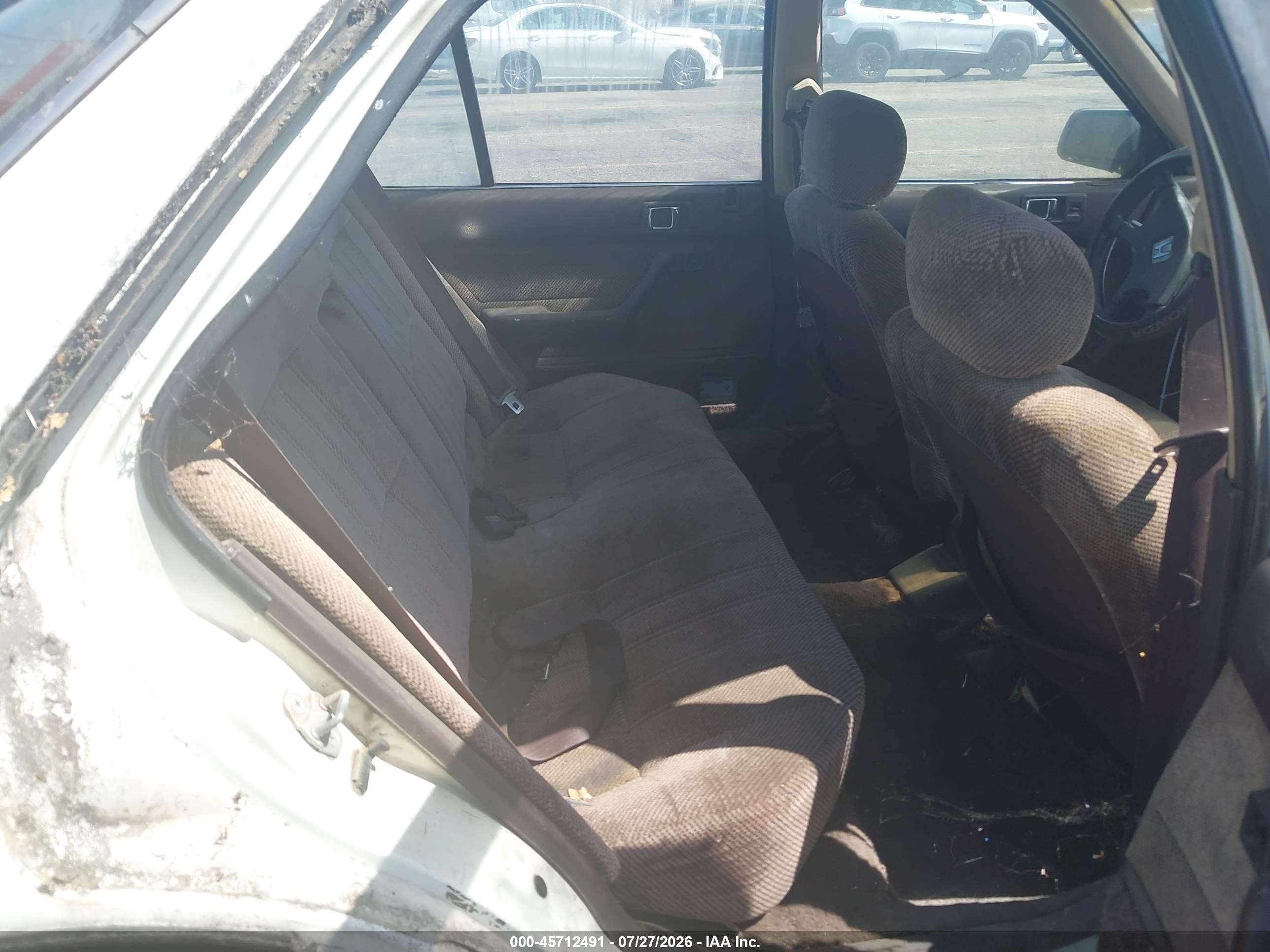 1987 Honda Accord Lx White vin: JHMCA5531HC091959