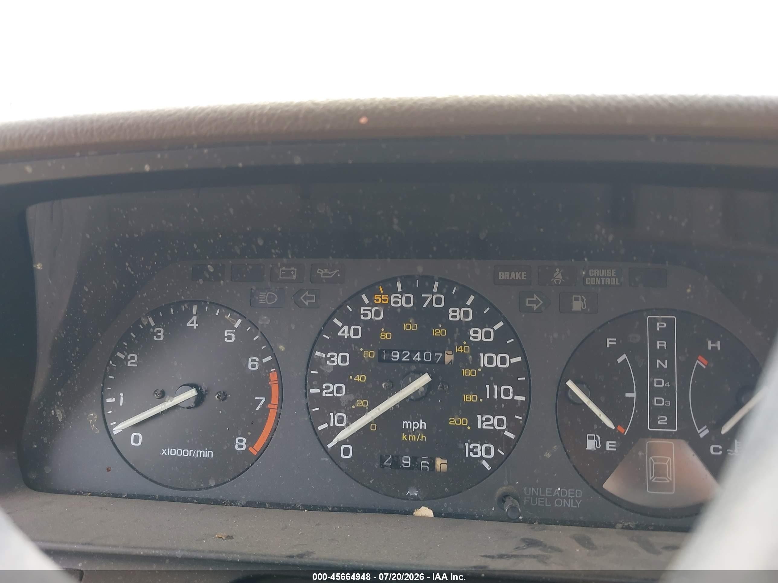 1989 Honda Accord Dx Gold vin: JHMCA5626KC117856
