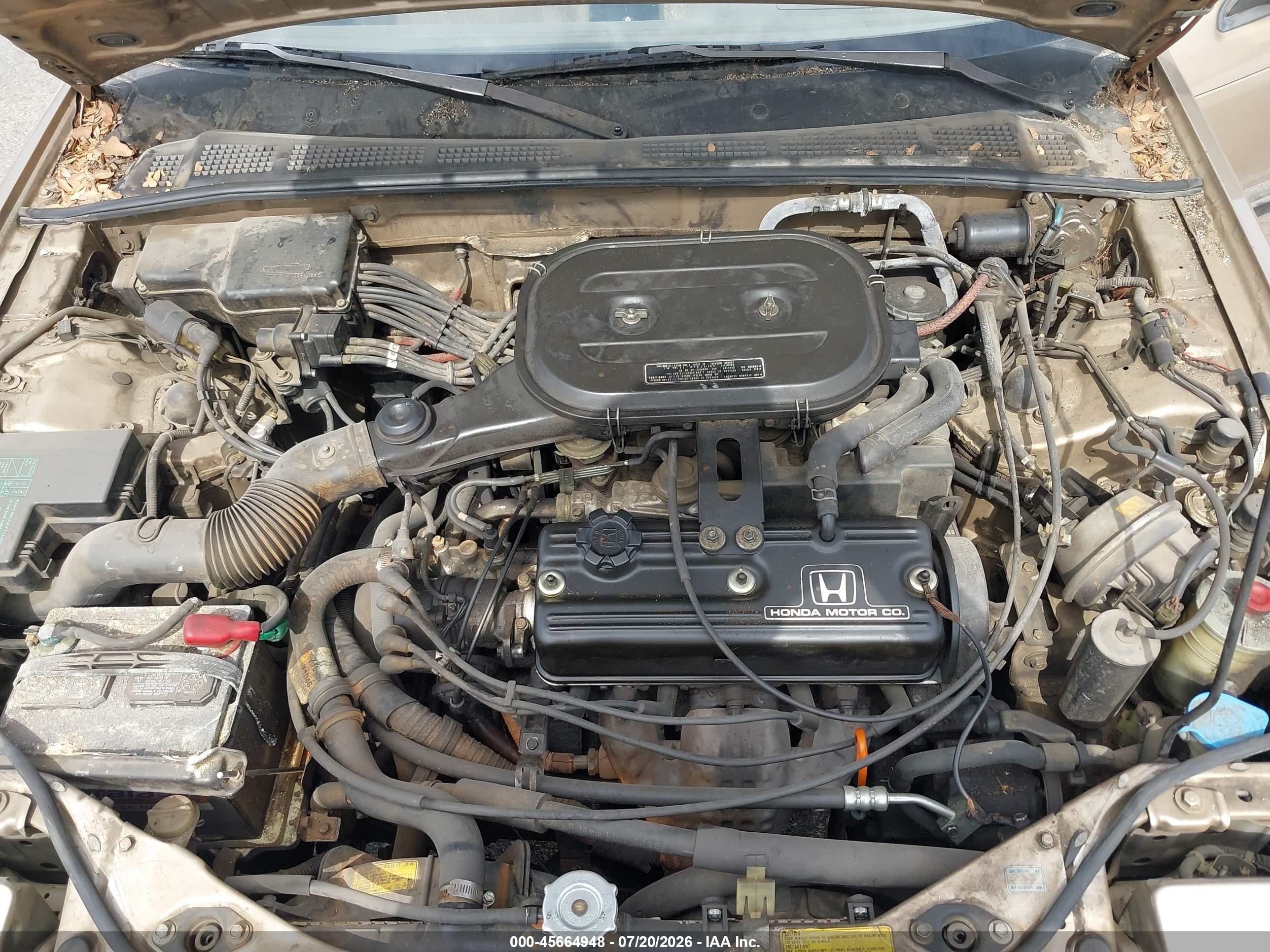 1989 Honda Accord Dx Gold vin: JHMCA5626KC117856
