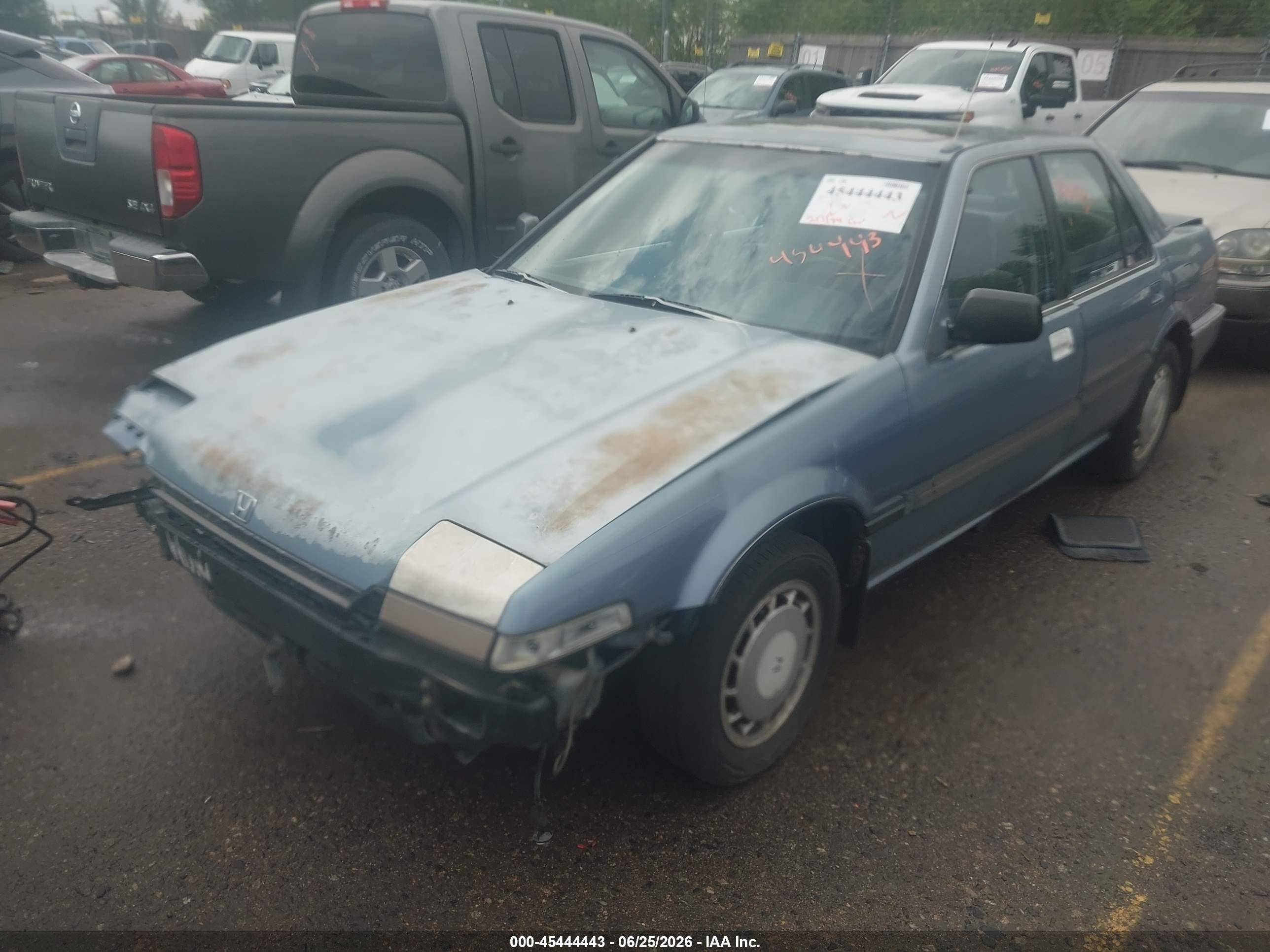 1989 Honda Accord Lxi Blue vin: JHMCA5645KC104002