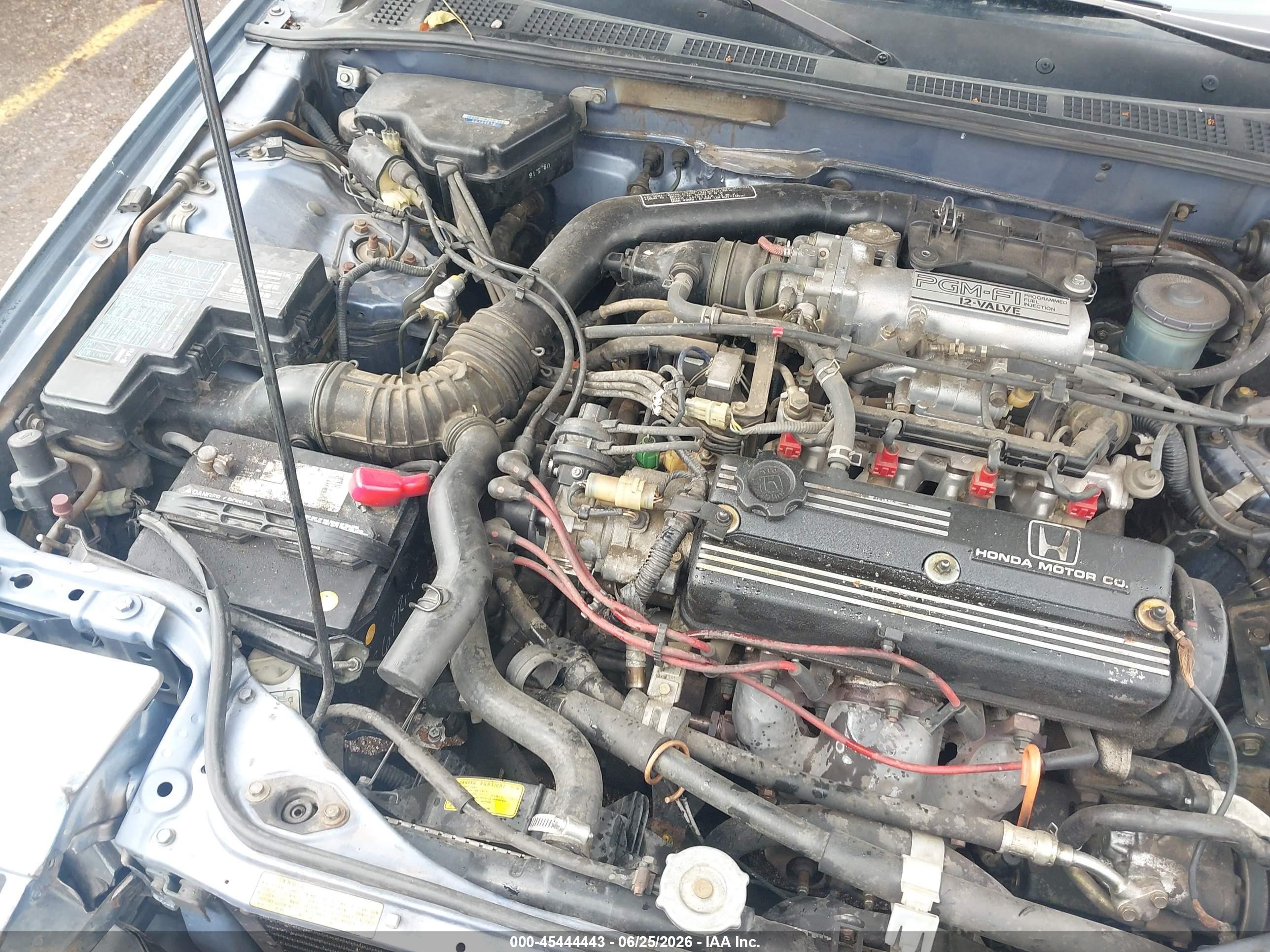 1989 Honda Accord Lxi Blue vin: JHMCA5645KC104002