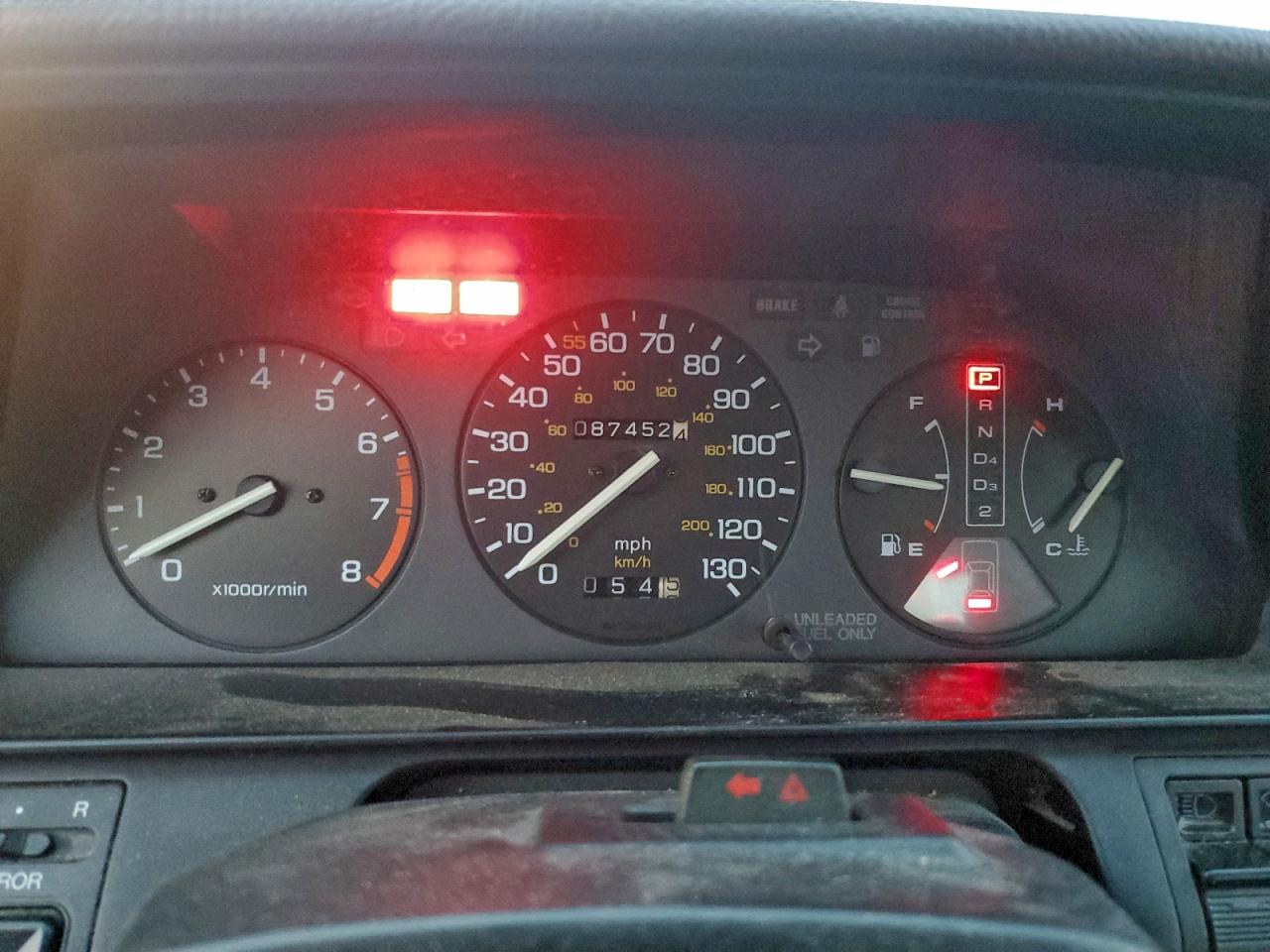 1988 Hond Accord Lxi Белый vin: JHMCA564XJC122994