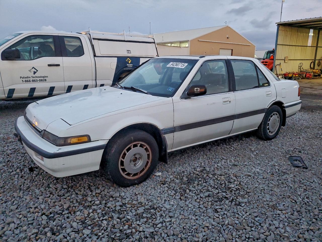 1988 Hond Accord Lxi Белый vin: JHMCA564XJC122994