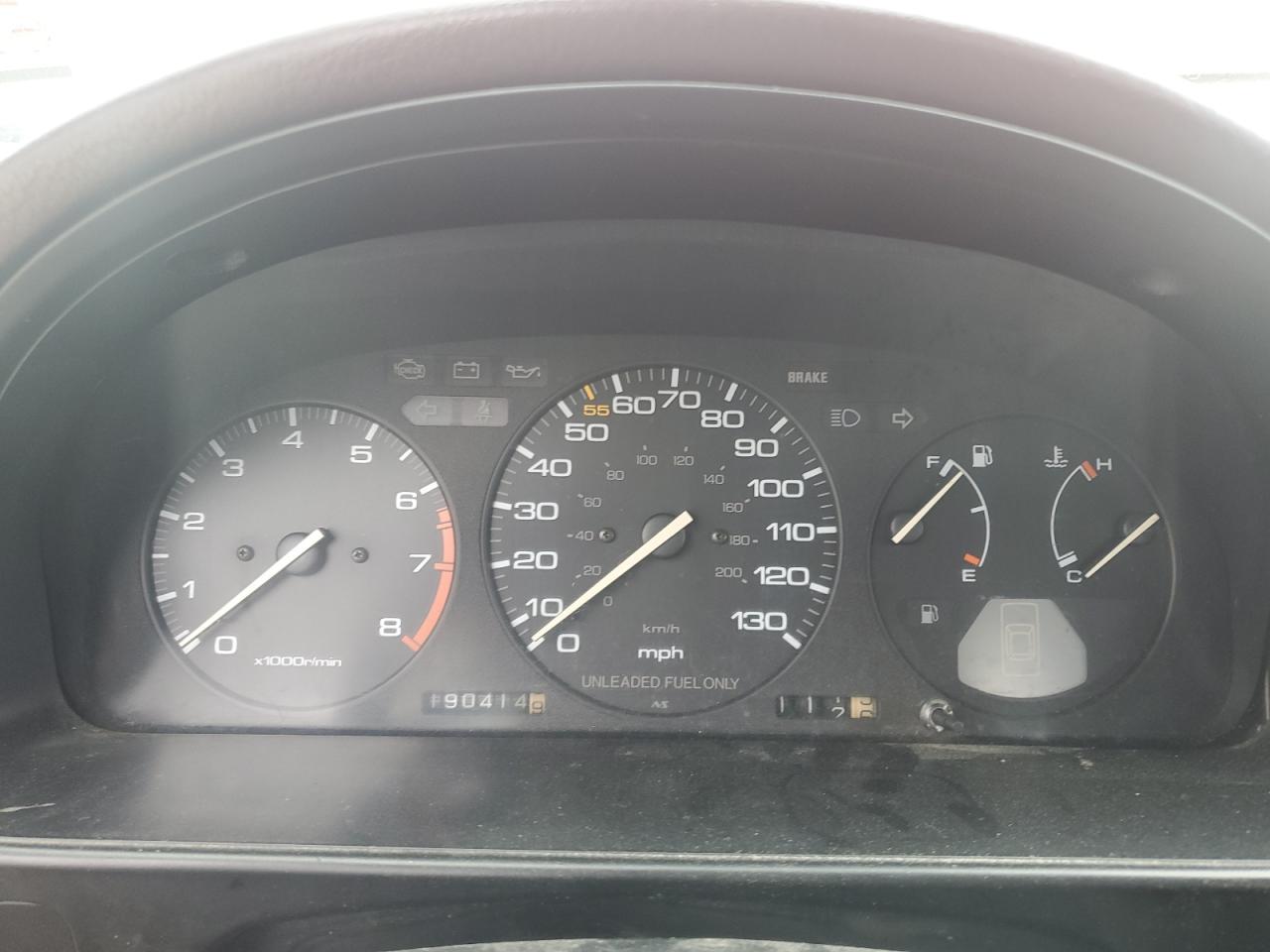 1990 Honda Accord Dx Red vin: JHMCB754XLC010936