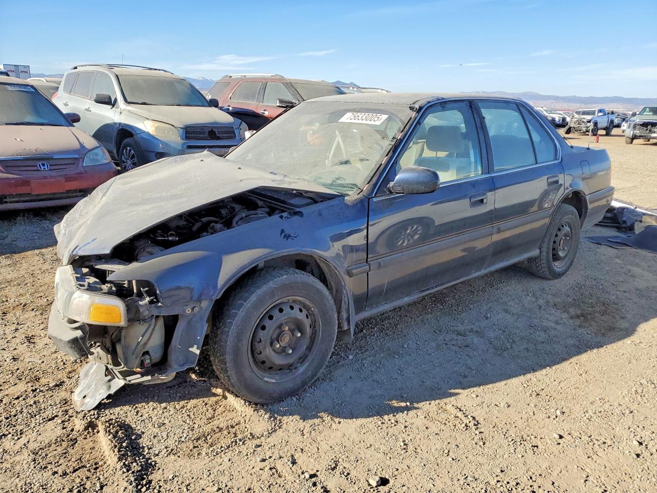 1991 Honda Accord Lx Black vin: JHMCB7558MC039801