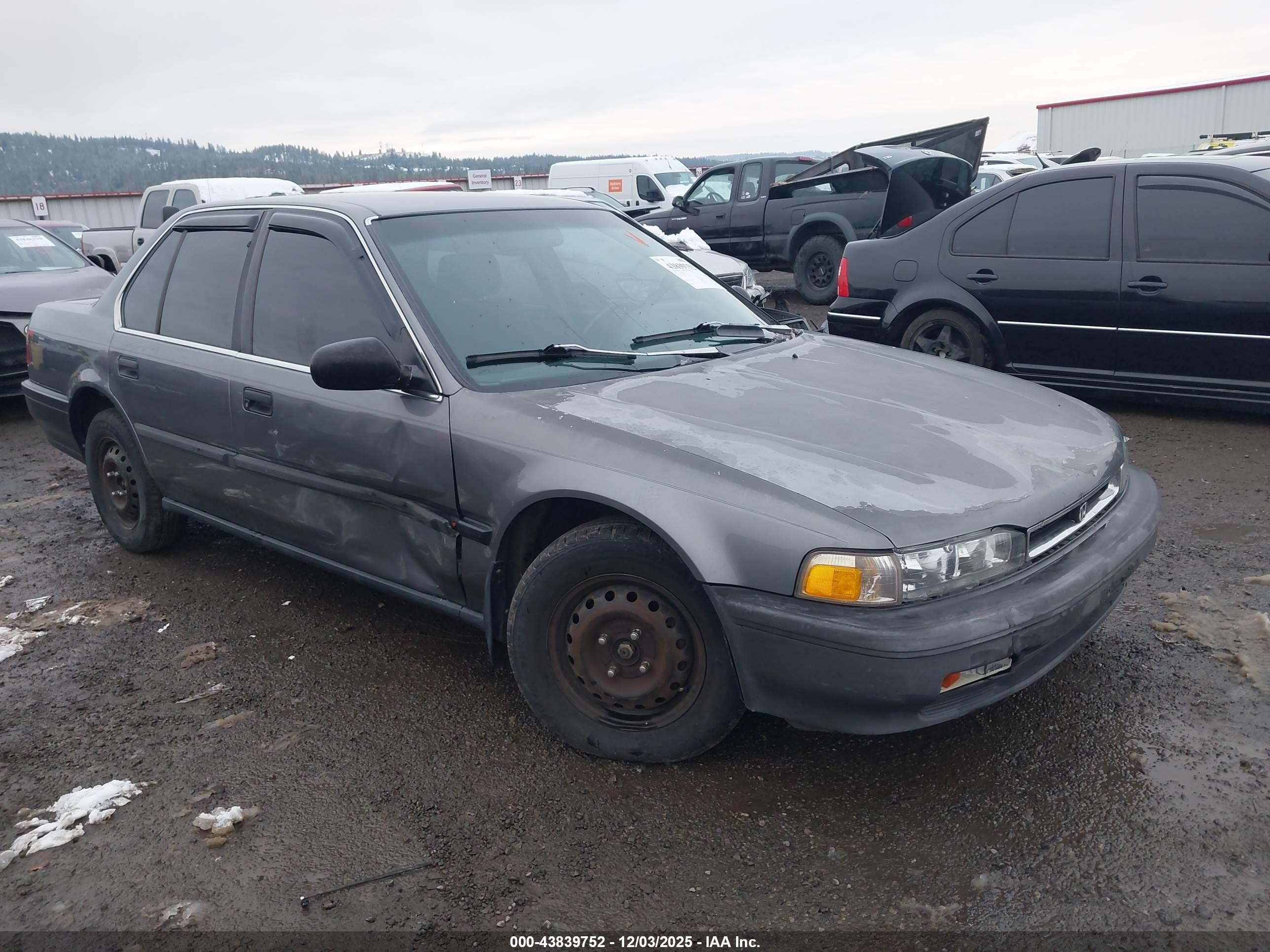 1990 Honda Accord Dx/lx Gray vin: JHMCB7646LC122373