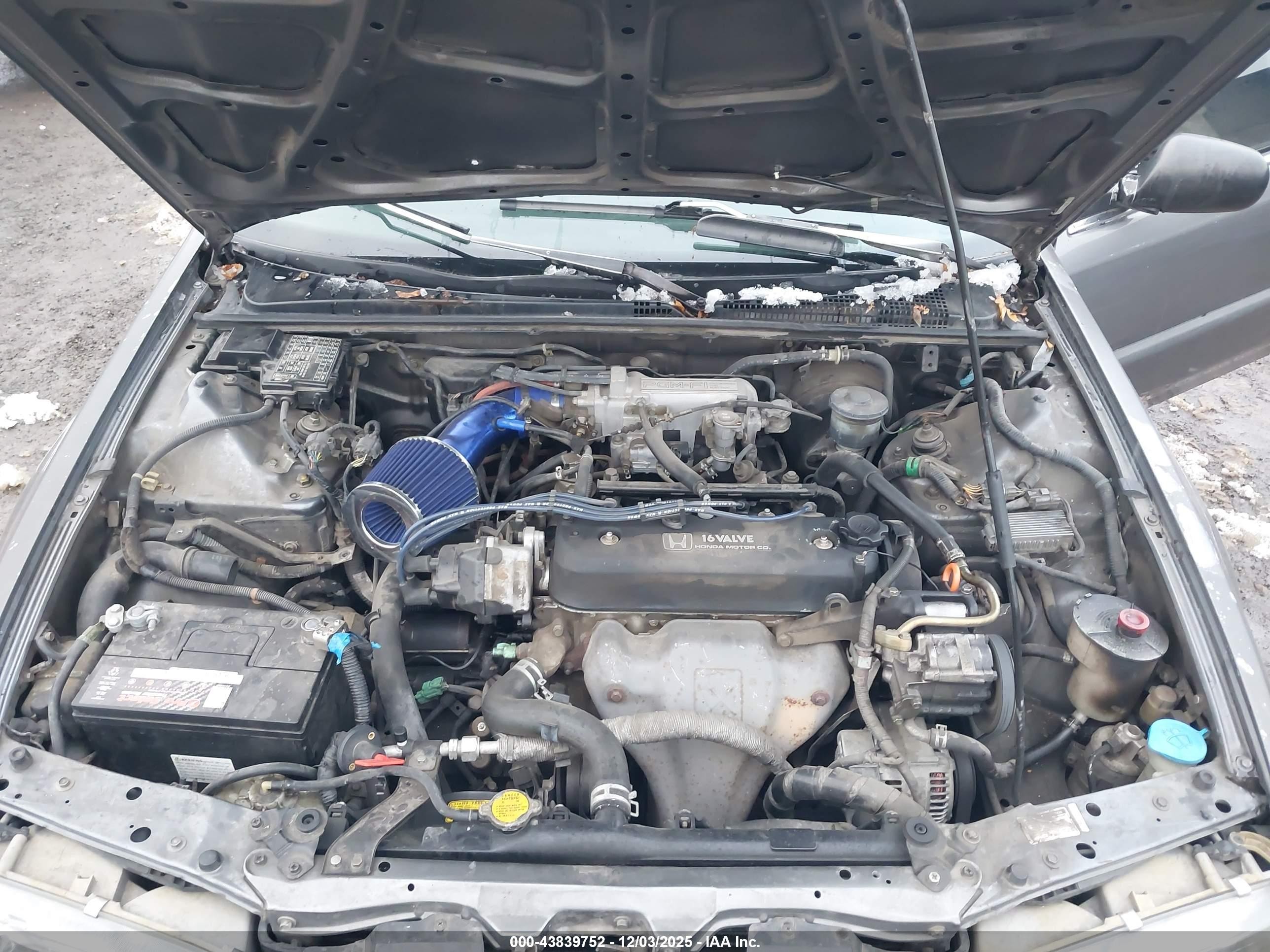 1990 Honda Accord Dx/lx Gray vin: JHMCB7646LC122373