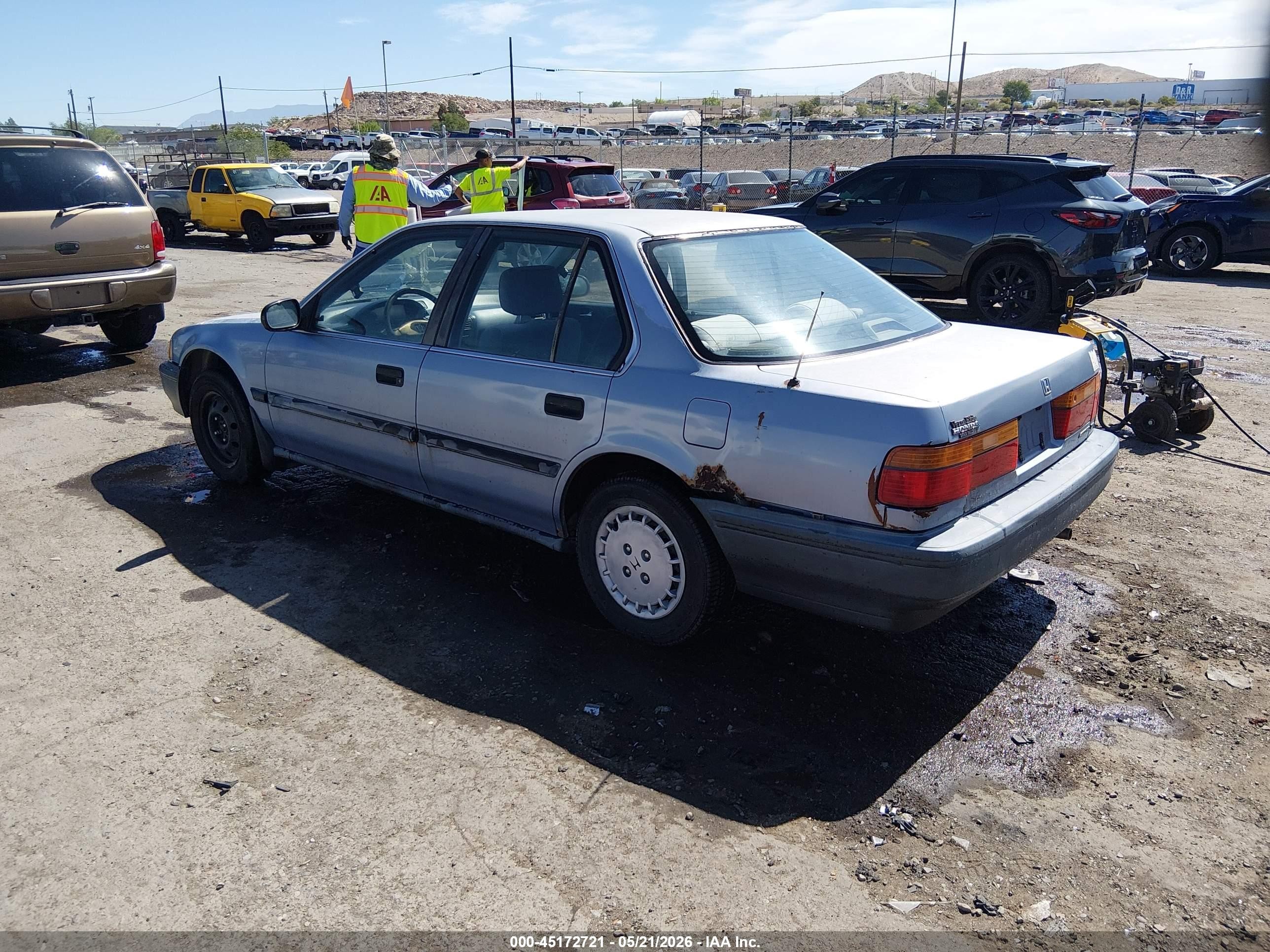 1990 Honda Accord Dx/lx Blue vin: JHMCB7649LC110606
