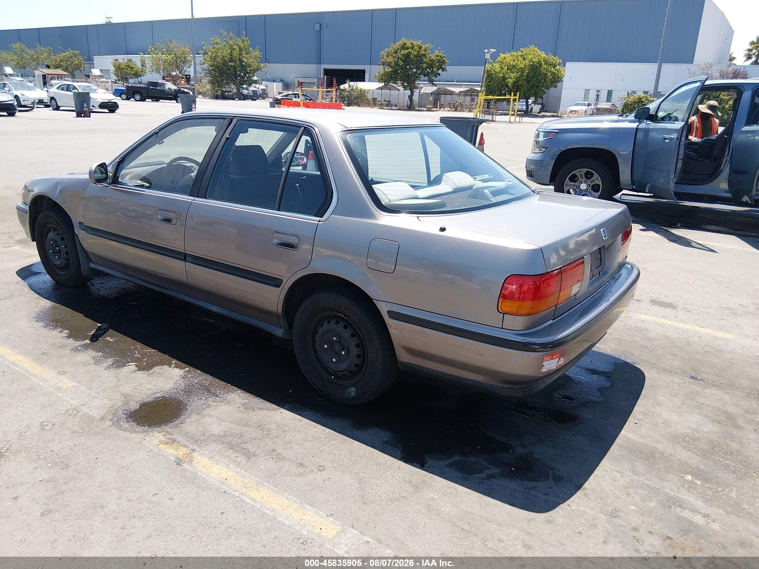 1992 Honda Accord Lx/ex Brown vin: JHMCB7650NC046158