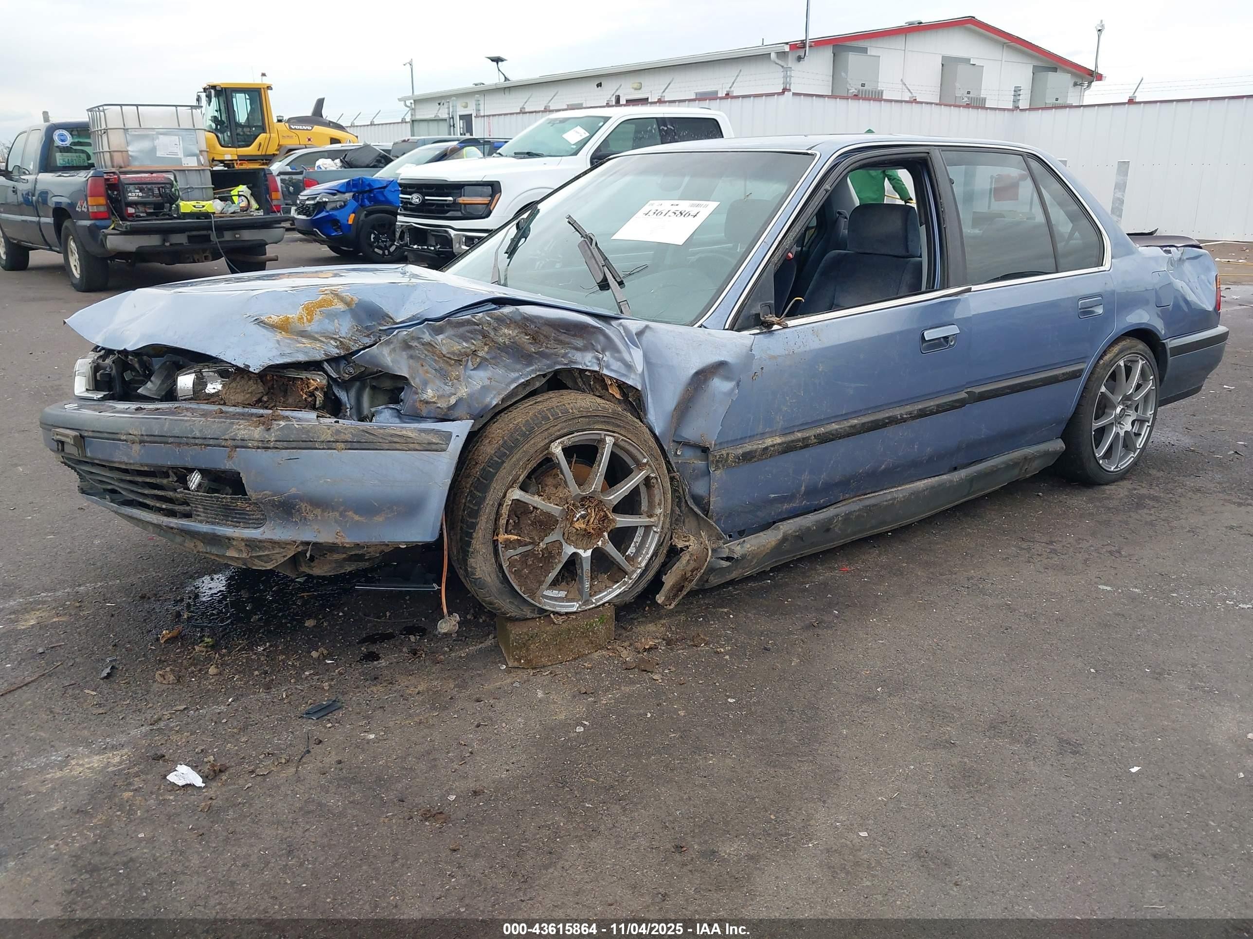1990 Honda Accord Lx/ex Blue vin: JHMCB7651LC120085
