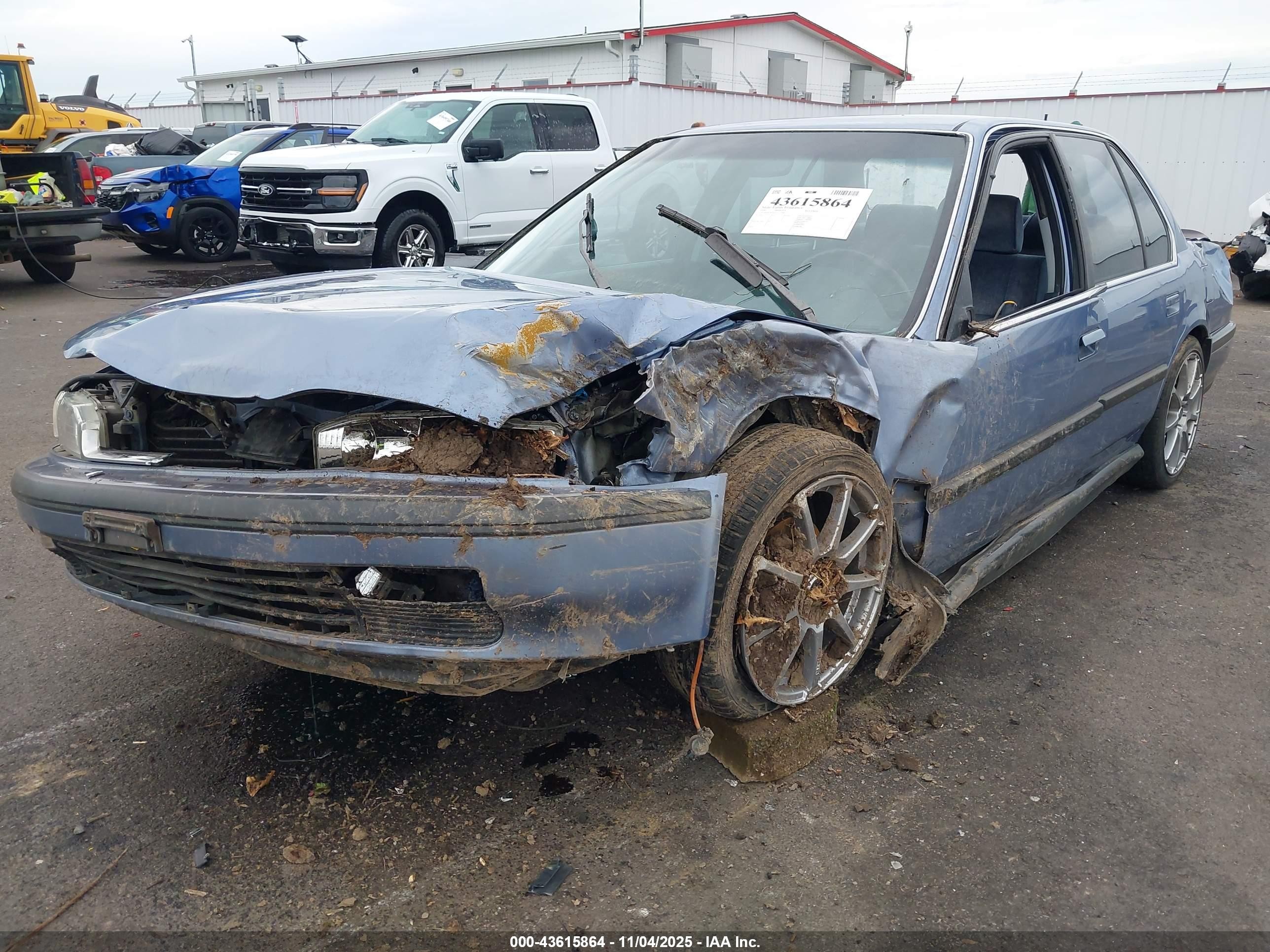 1990 Honda Accord Lx/ex Blue vin: JHMCB7651LC120085